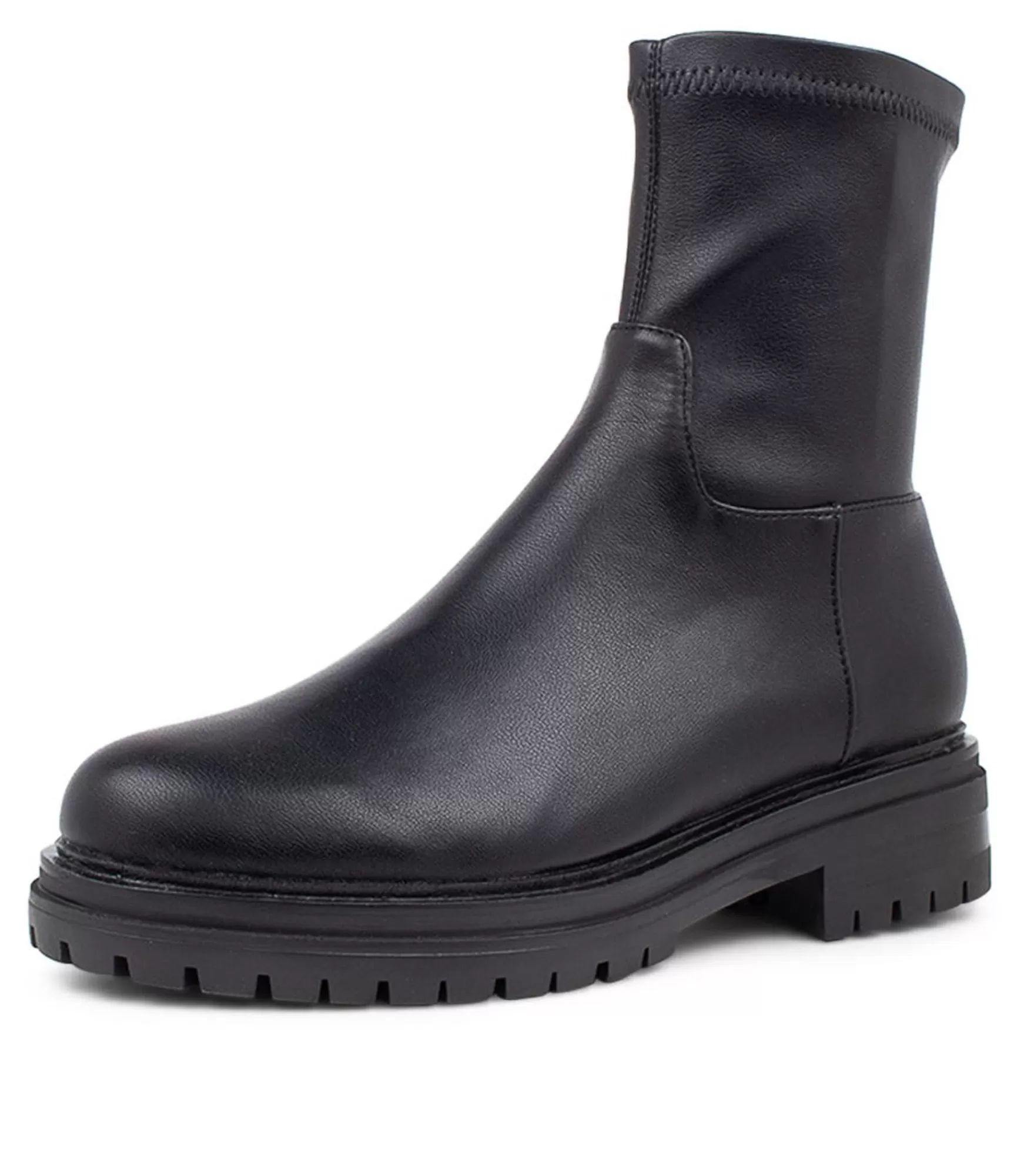 Best Midas Shoes Aila Black Stretch Ankle Boots