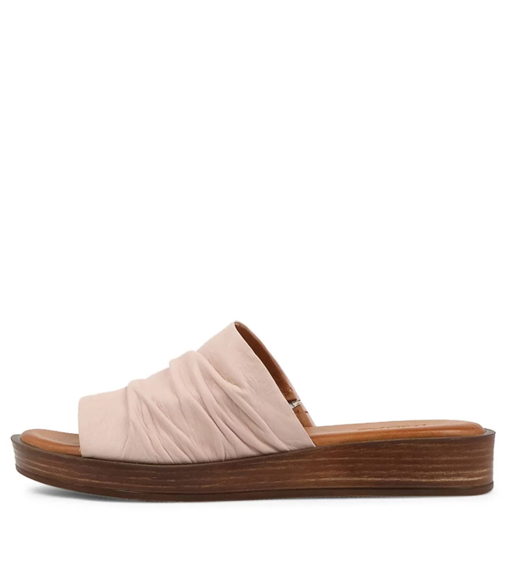 Cheap Midas Shoes Alio Blush Leather Slides