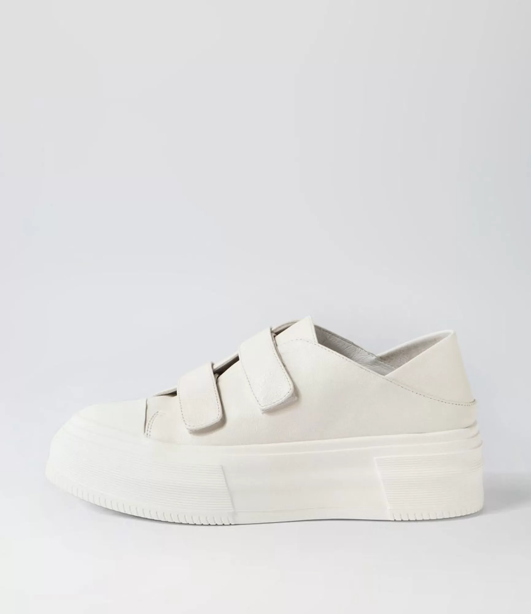 Best Sale Midas Shoes Alpines White Leather Stitch Sneakers