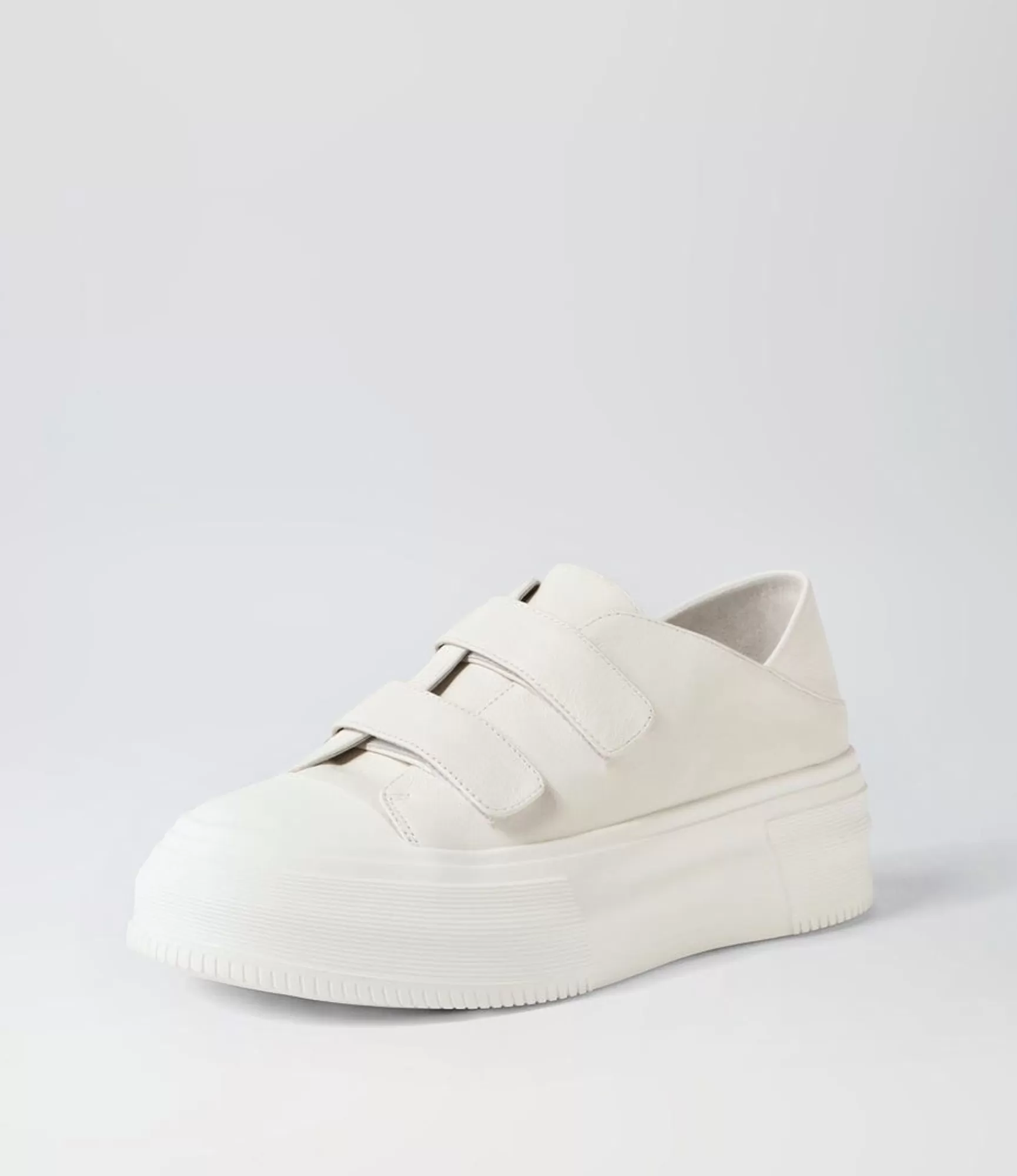 Best Sale Midas Shoes Alpines White Leather Stitch Sneakers