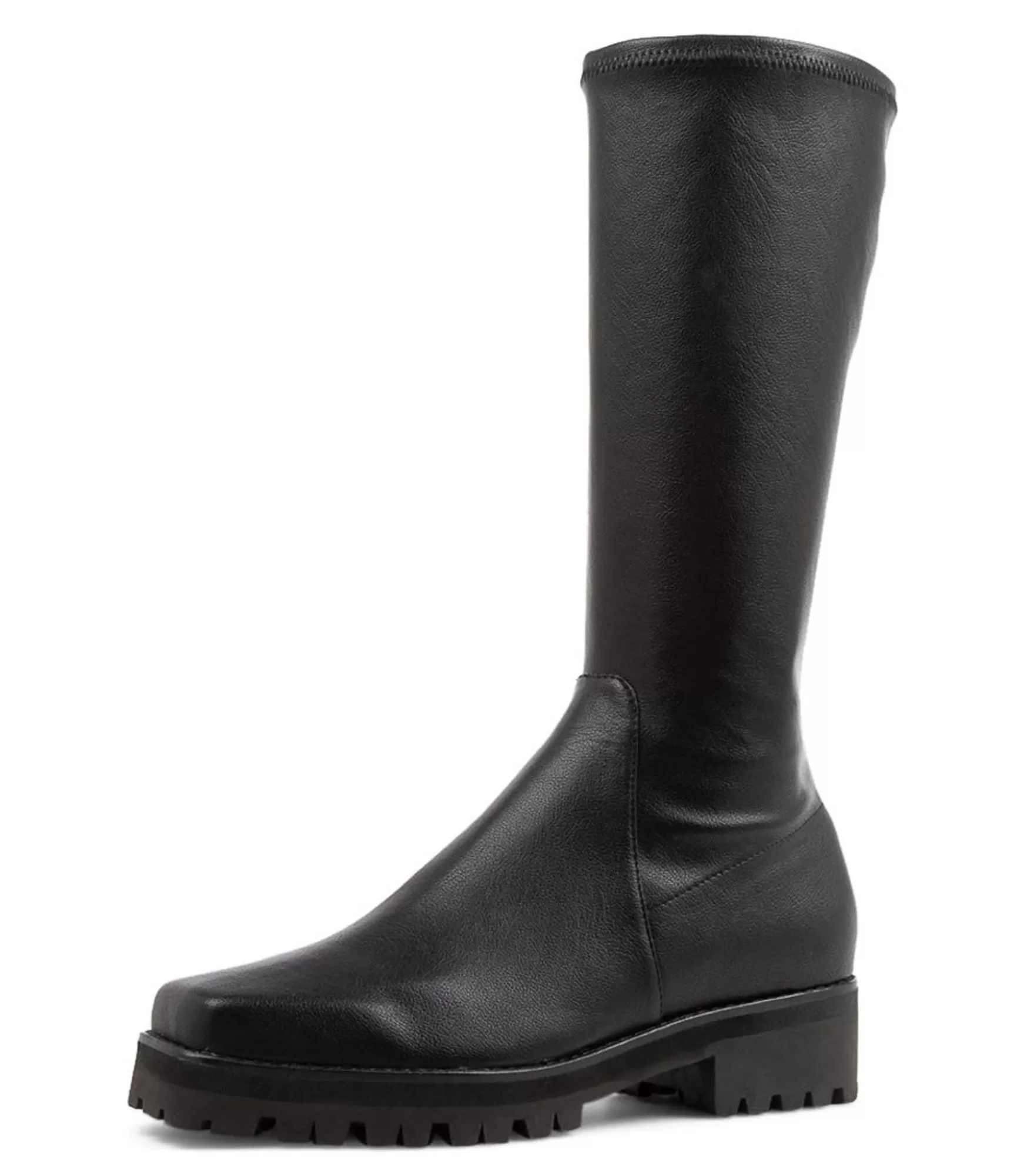 Best Midas Shoes Alust Black Stretch Knee High Boots