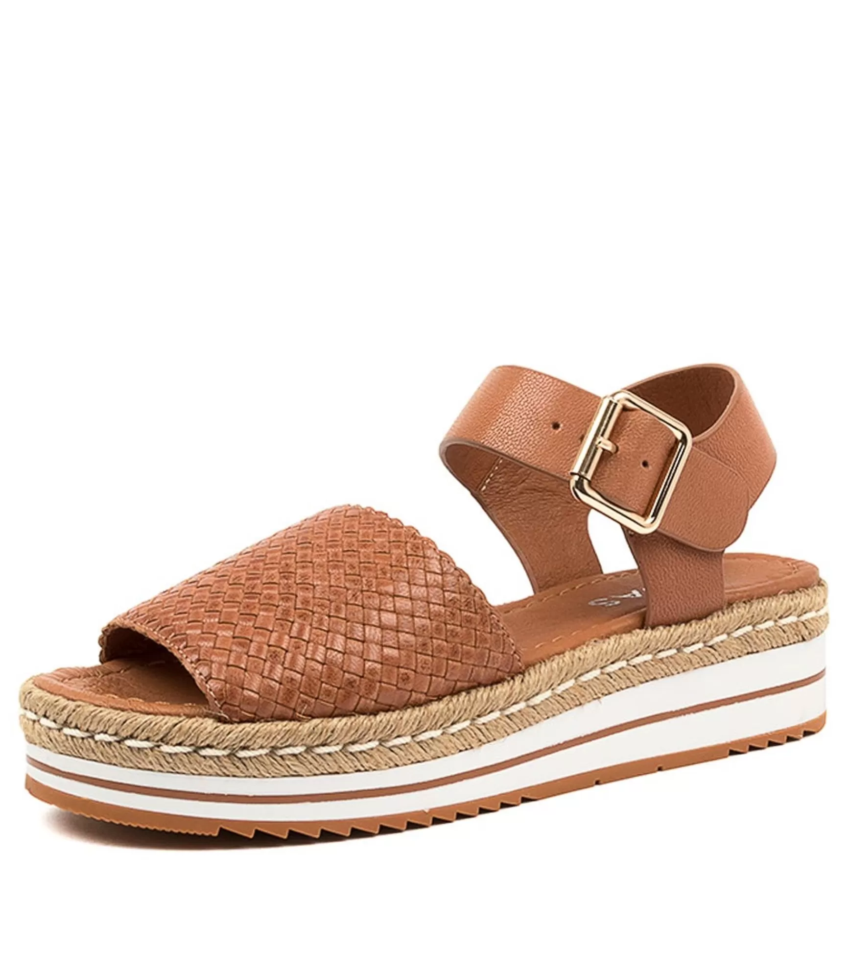 Cheap Midas Shoes Arli Tan Weave-Leather