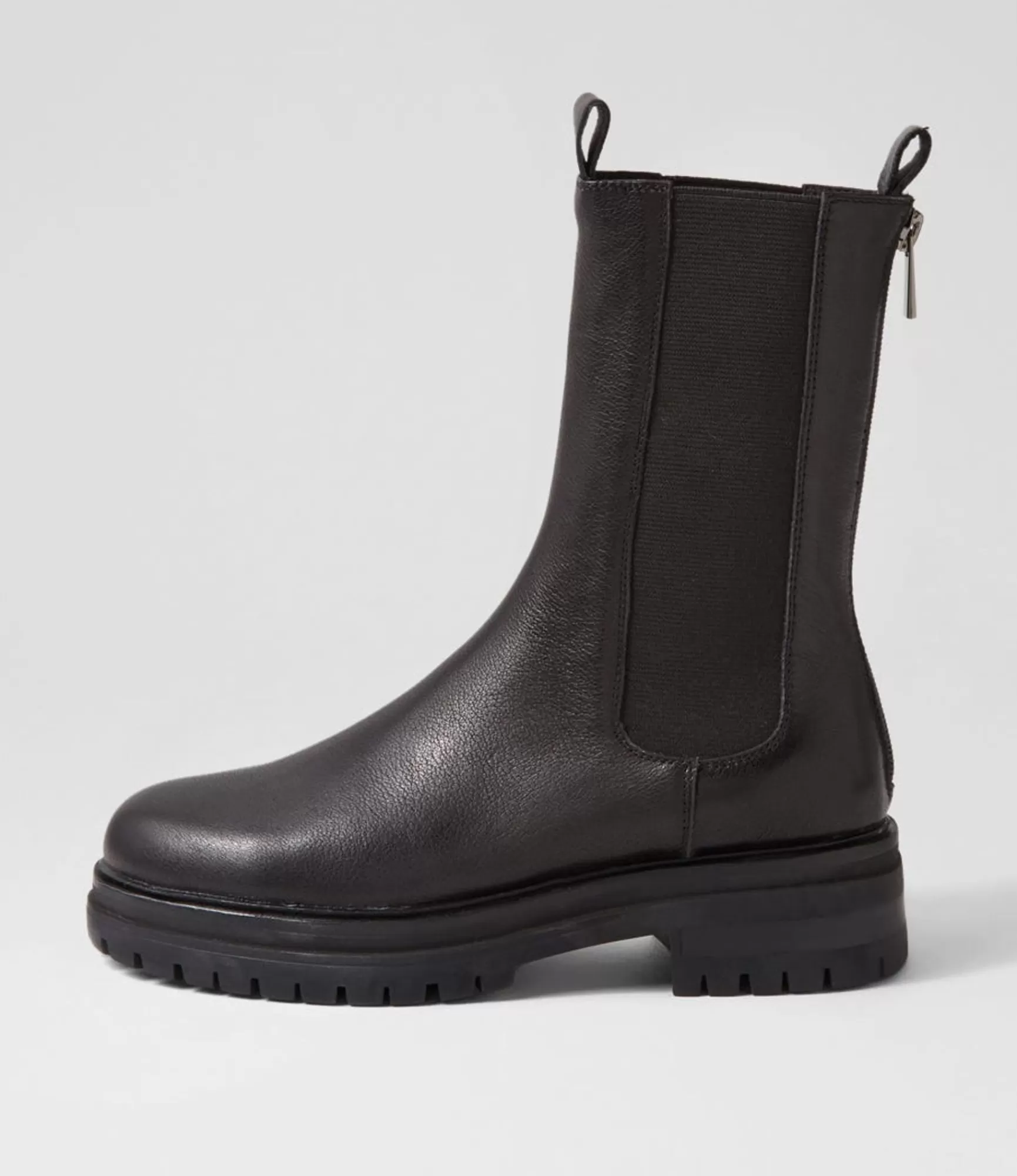 Clearance Midas Shoes Armours Black Leather Chelsea Boots