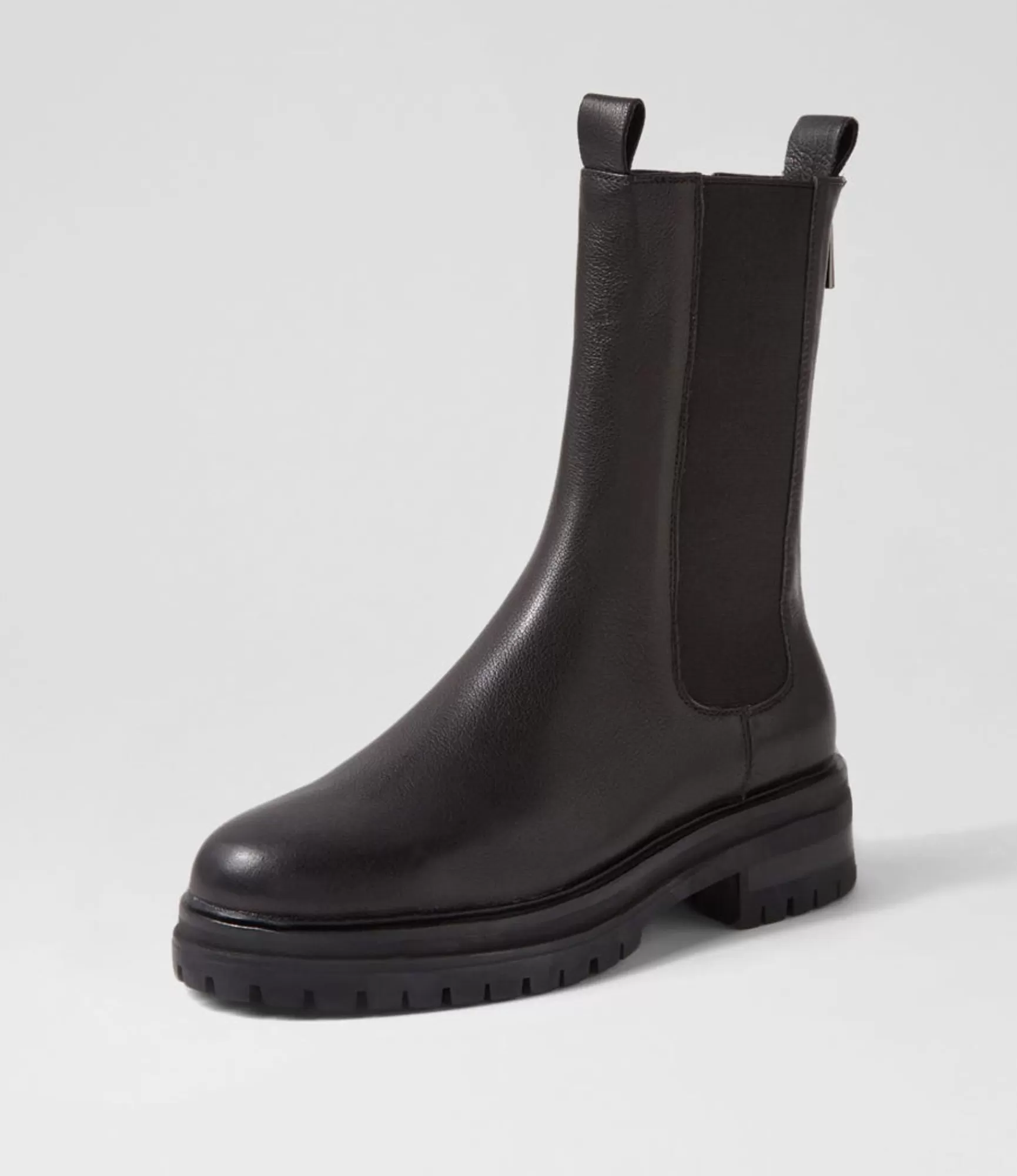 Clearance Midas Shoes Armours Black Leather Chelsea Boots