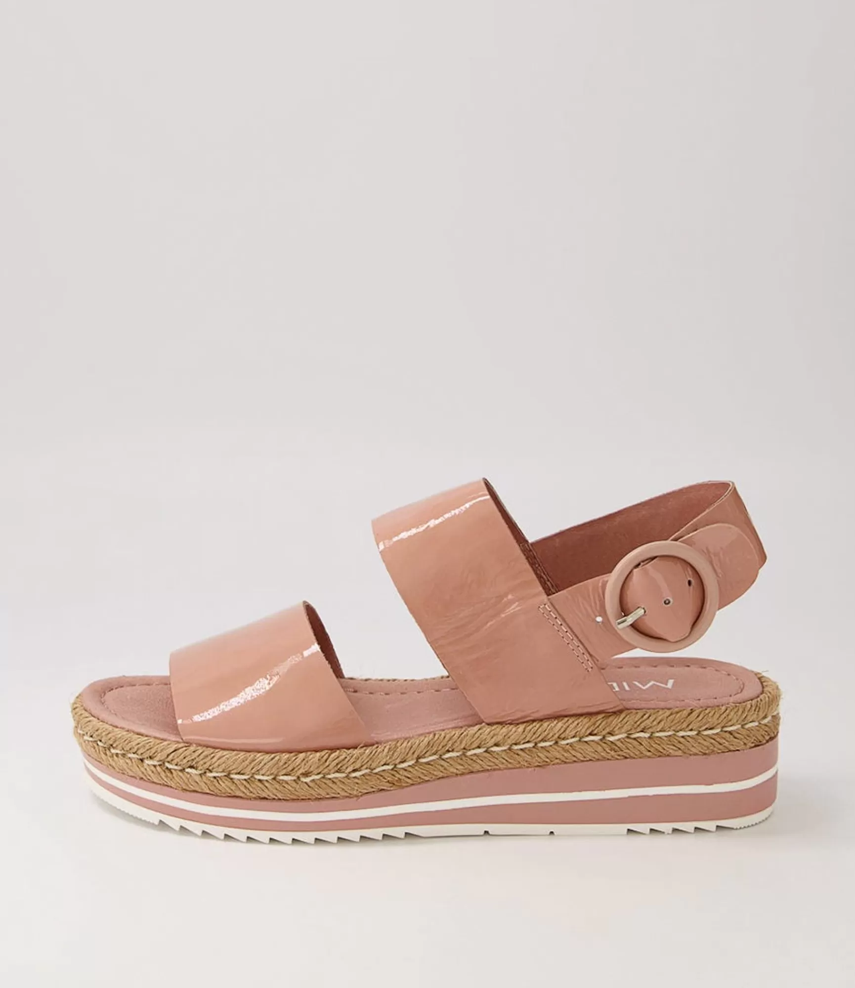 Sale Midas Shoes Athens Mushroom Patent Leather Sandals