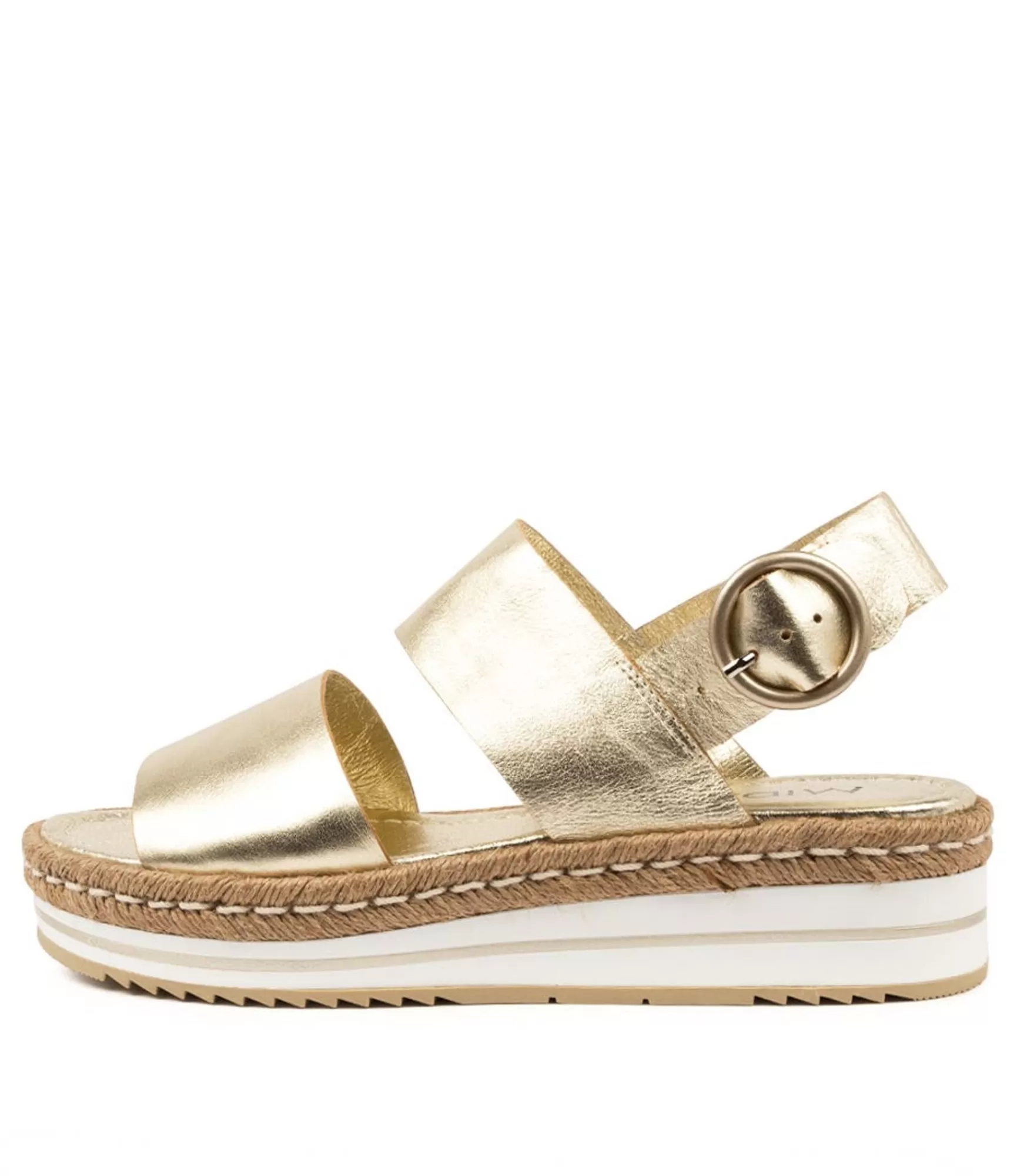 Online Midas Shoes Athens Pale Gold Leather