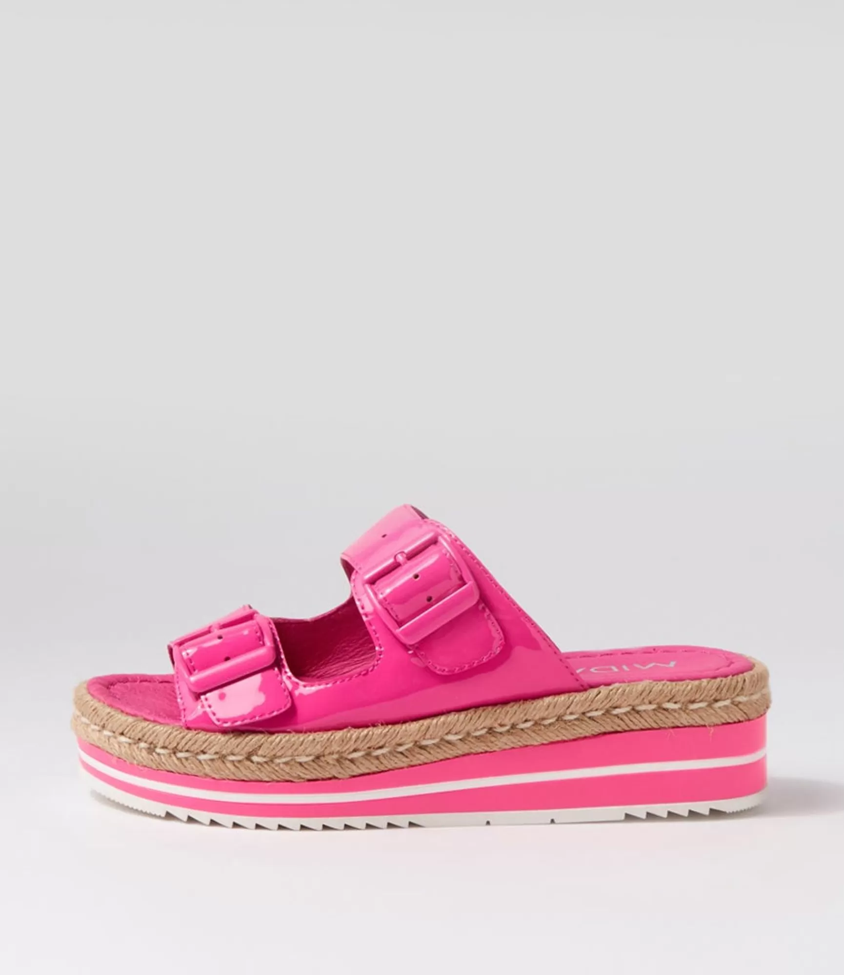 Flash Sale Midas Shoes Axil Hot Pink Patent Leather Slides