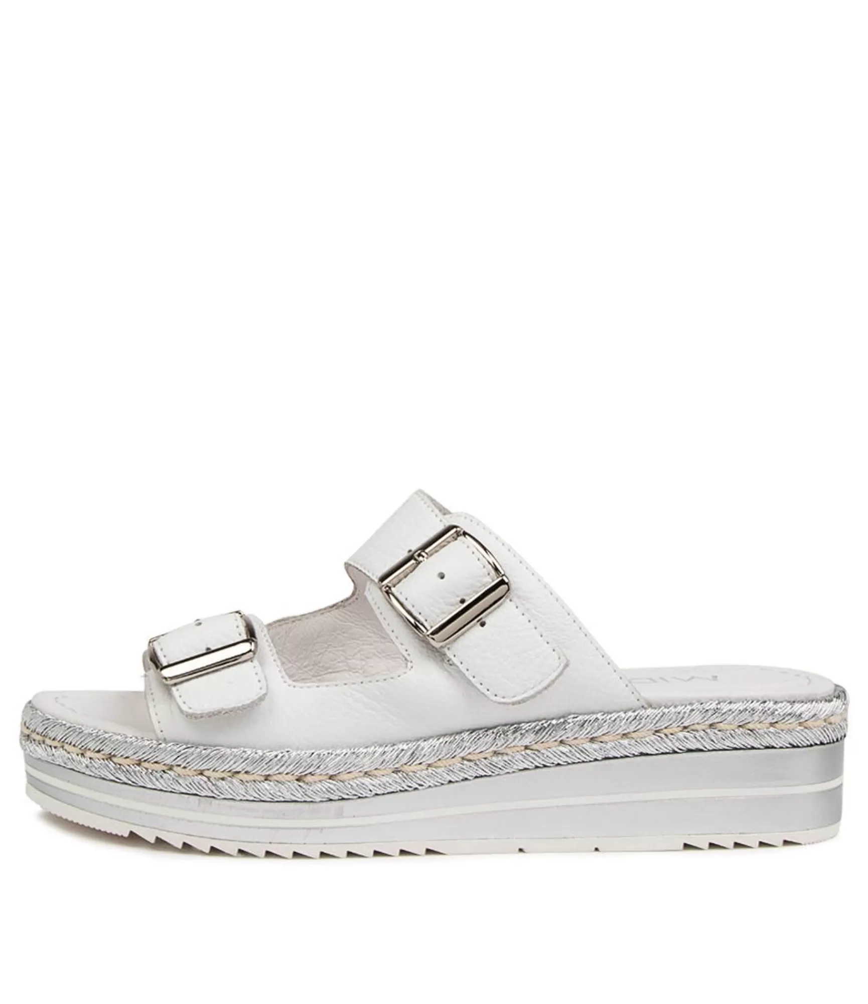 Sale Midas Shoes Axil White Silver Leather