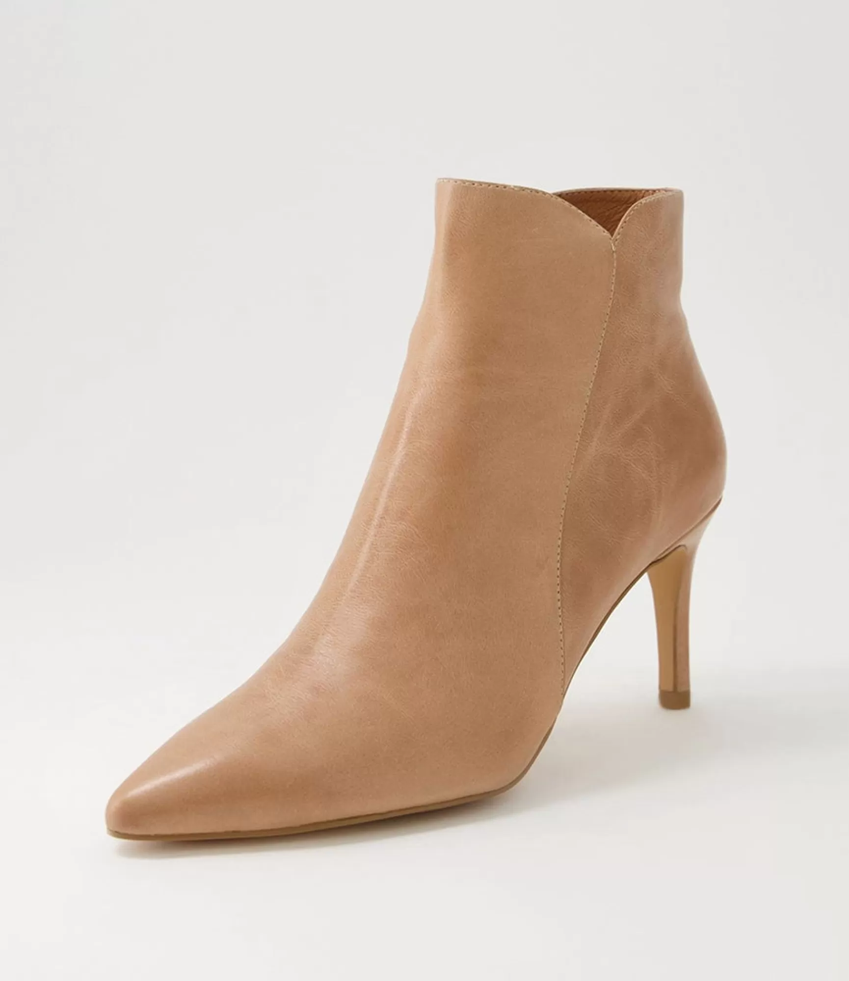 Discount Midas Shoes Bambina Cappuccino Leather Ankle Boots