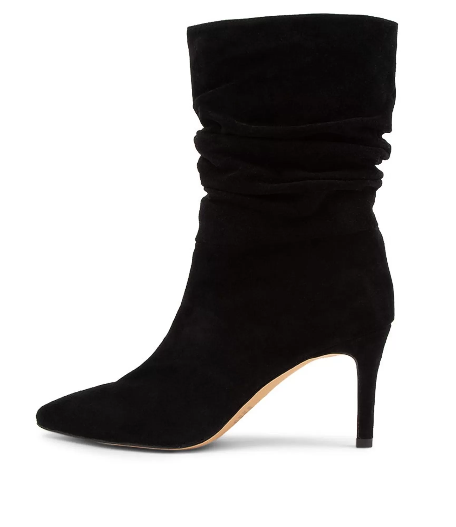 Store Midas Shoes Barney Black Suede Ankle Boots