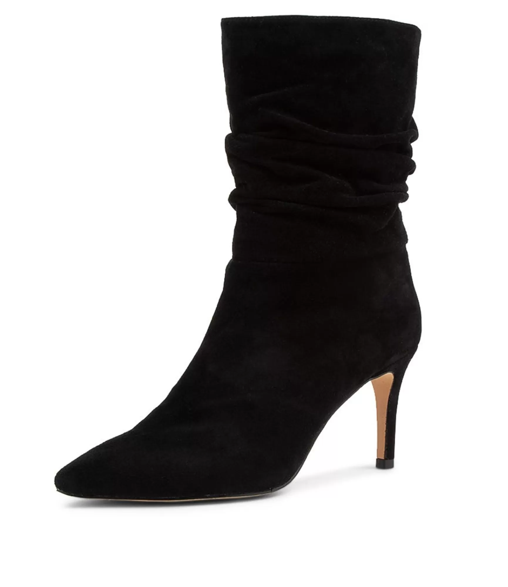 Store Midas Shoes Barney Black Suede Ankle Boots