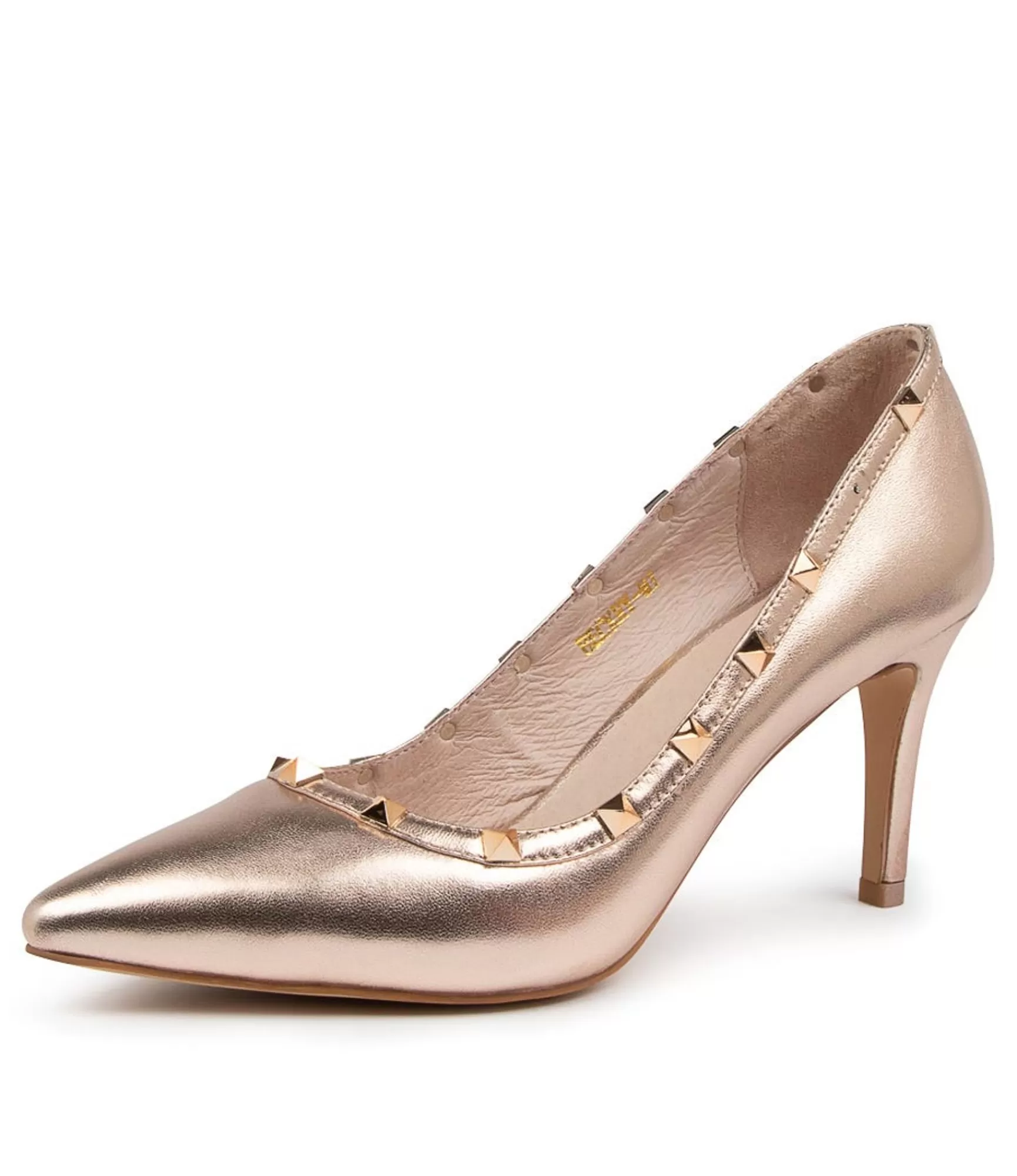 Shop Midas Shoes Beckry Rose Gold Leather