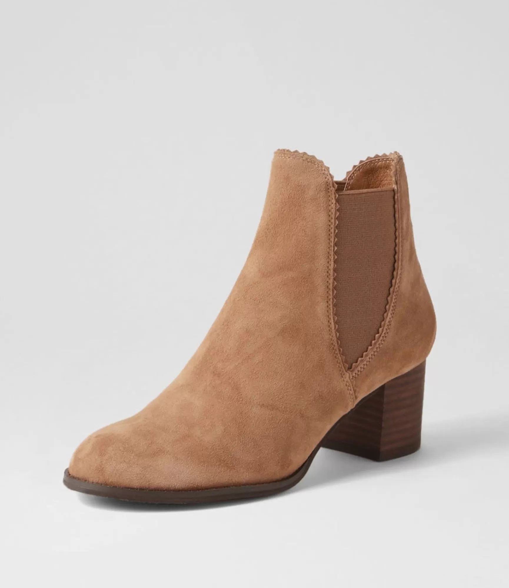 Flash Sale Midas Shoes Belle Light Choc Suede Chelsea Boots
