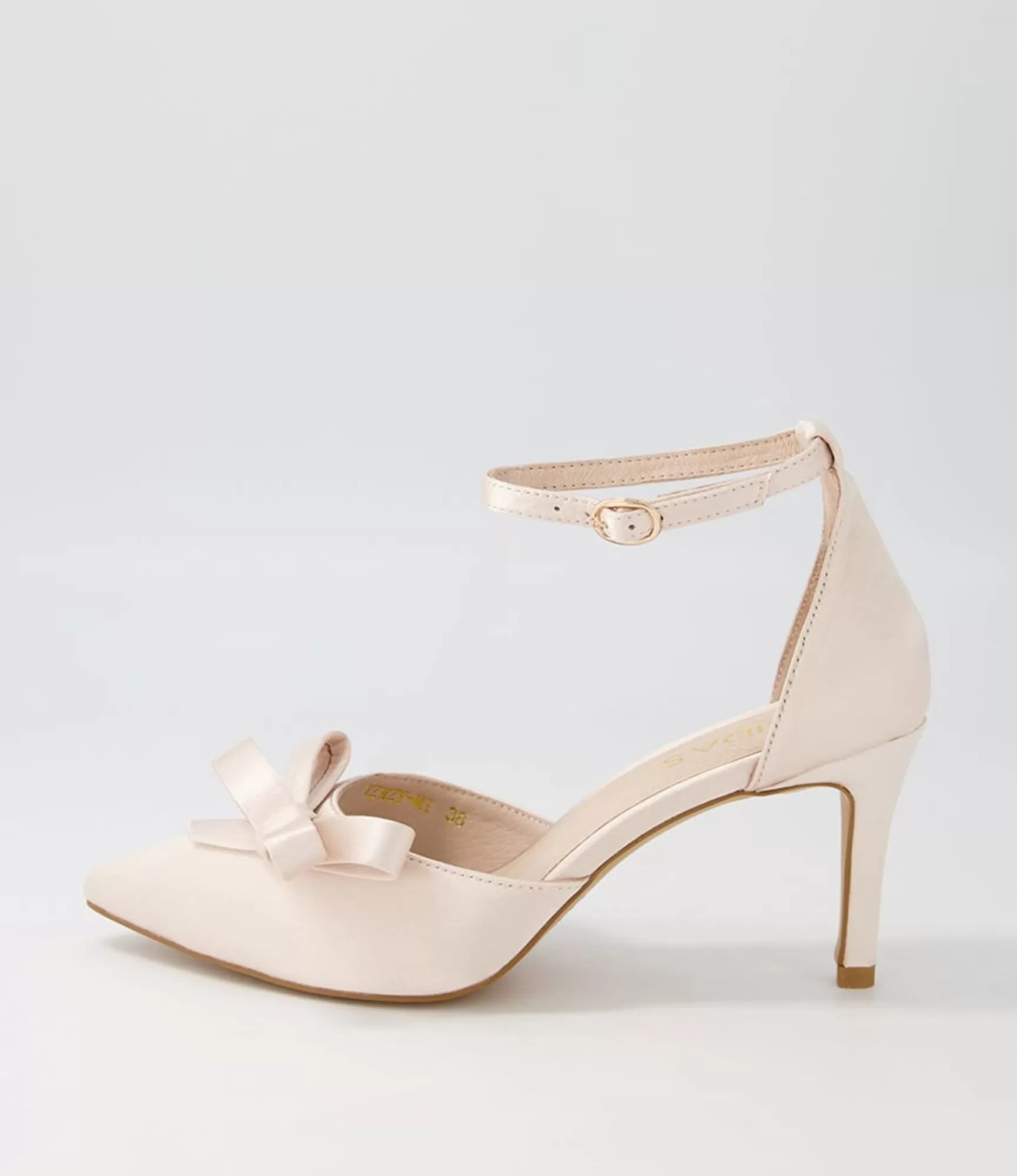 Store Midas Shoes Benzy Nude Satin Pump Heels
