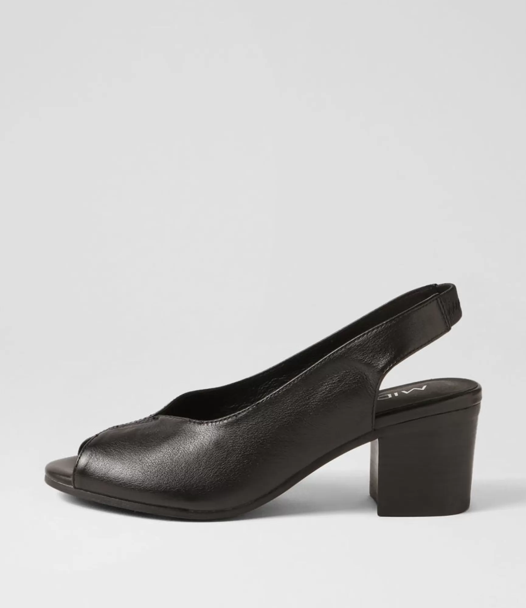 Flash Sale Midas Shoes Binda Black Leather Sandals