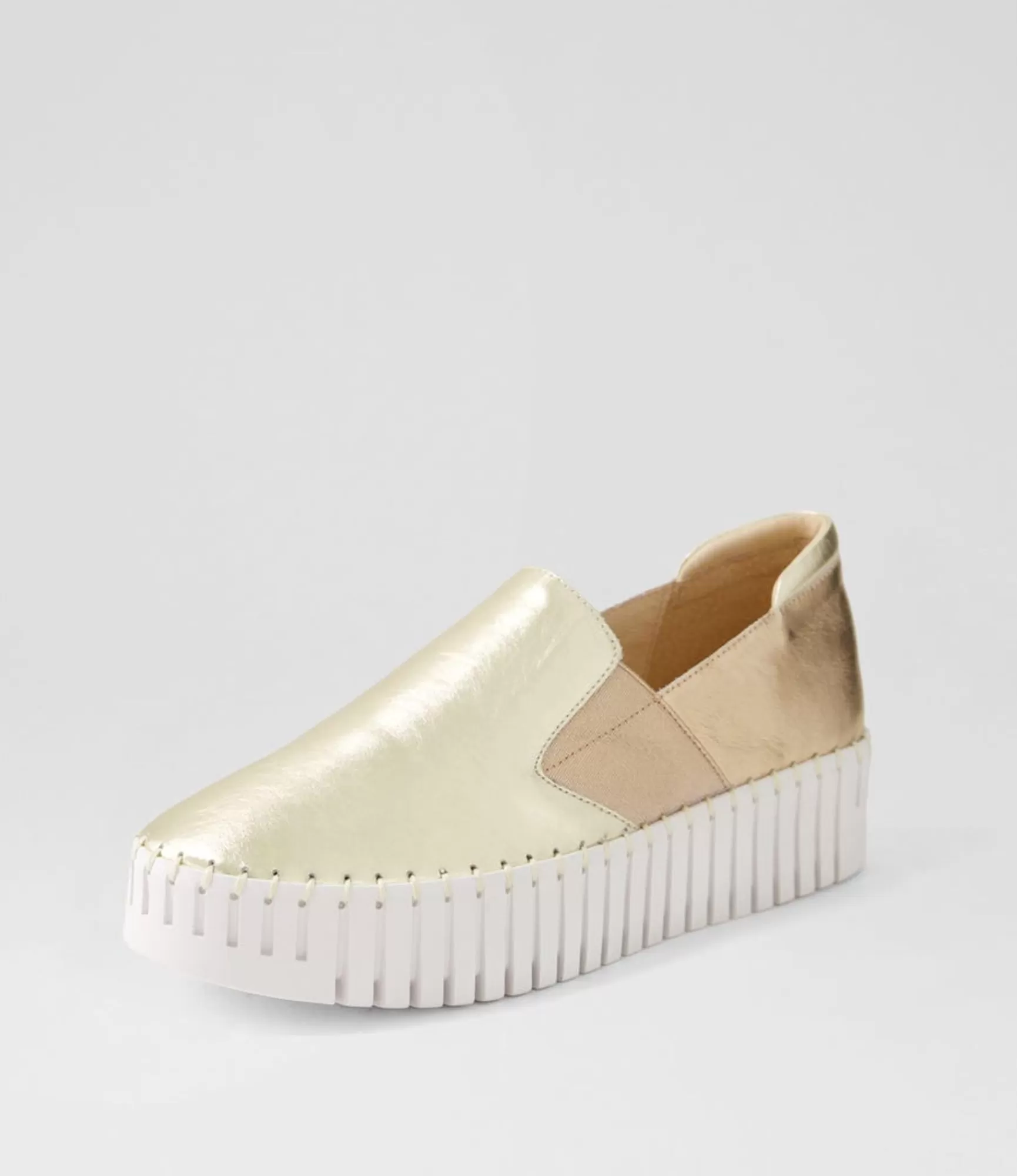 Clearance Midas Shoes Bodhi Pale Gold Champagne Crush Multi Sneakers