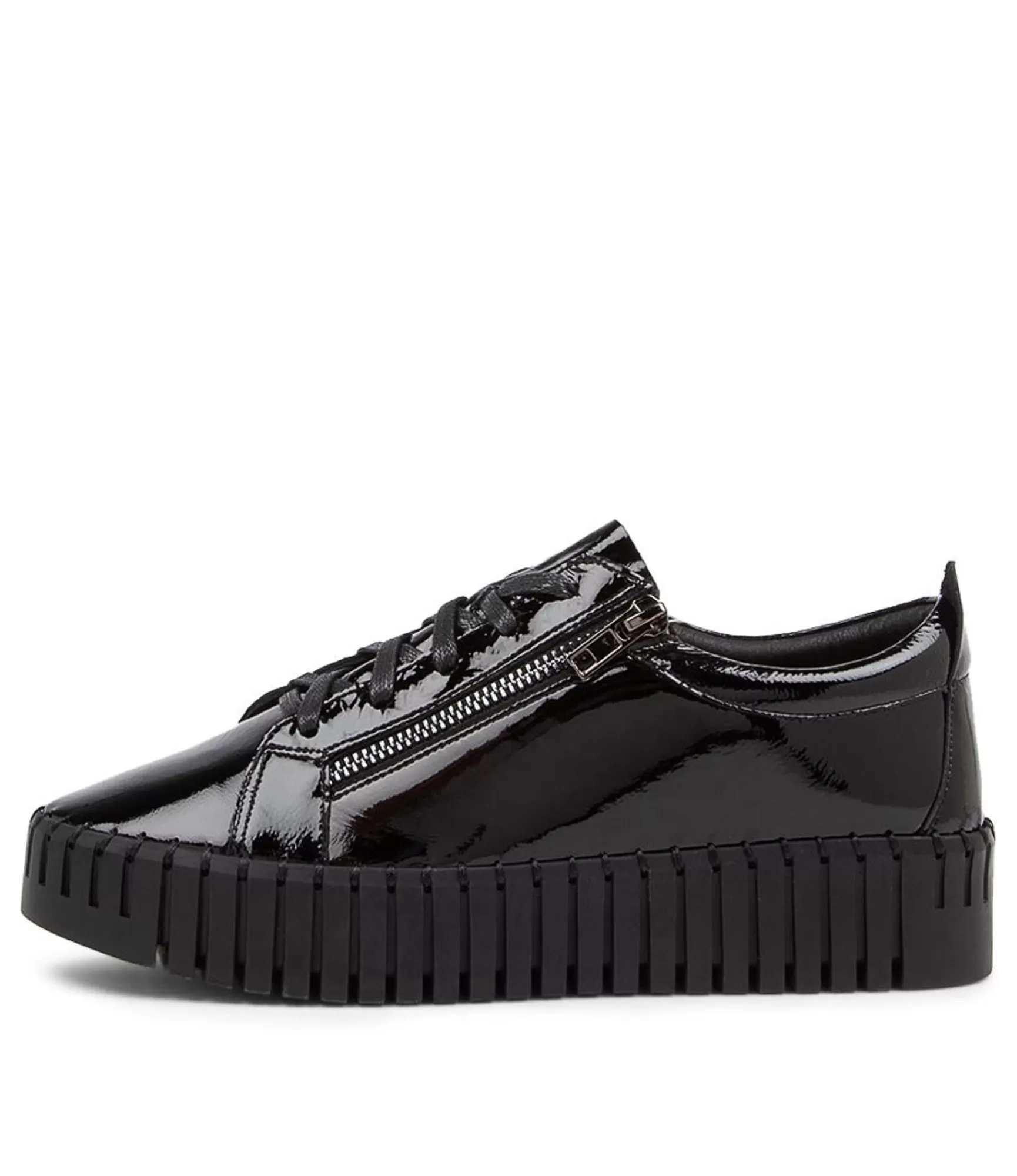Online Midas Shoes Braelyn Black Patent Leather Sneakers Bs