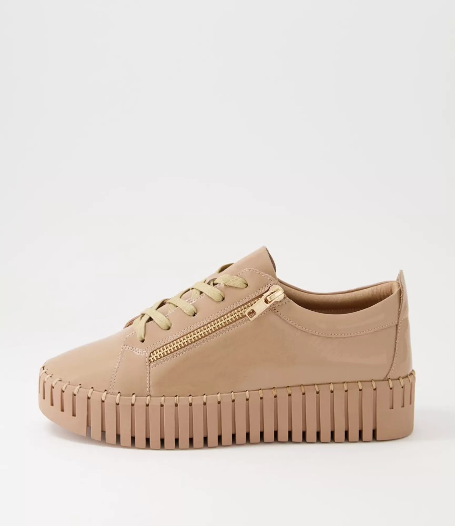 Best Sale Midas Shoes Braelyn Cafe Patent Leather Sneakers
