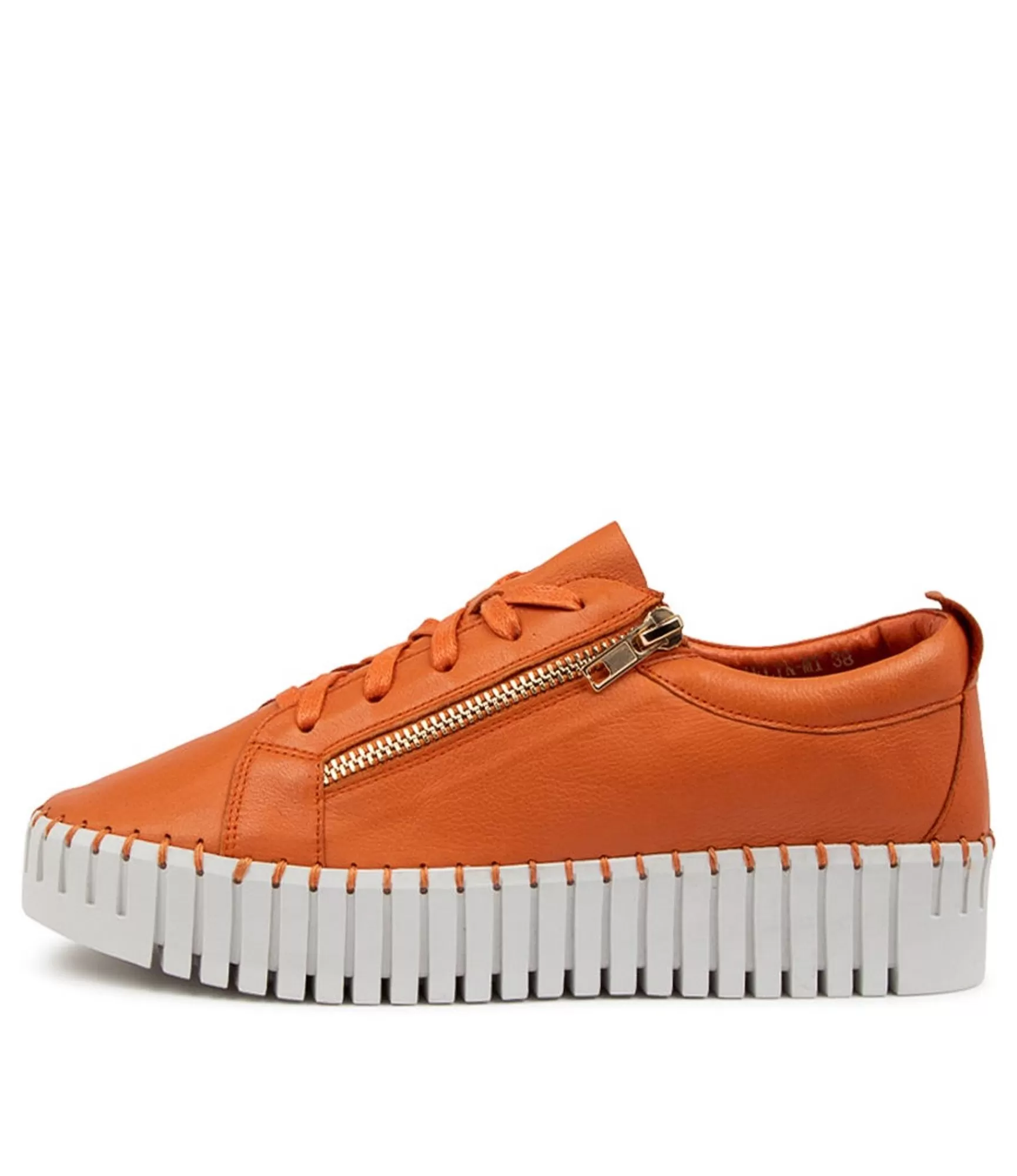 Clearance Midas Shoes Braelyn Orange Leather