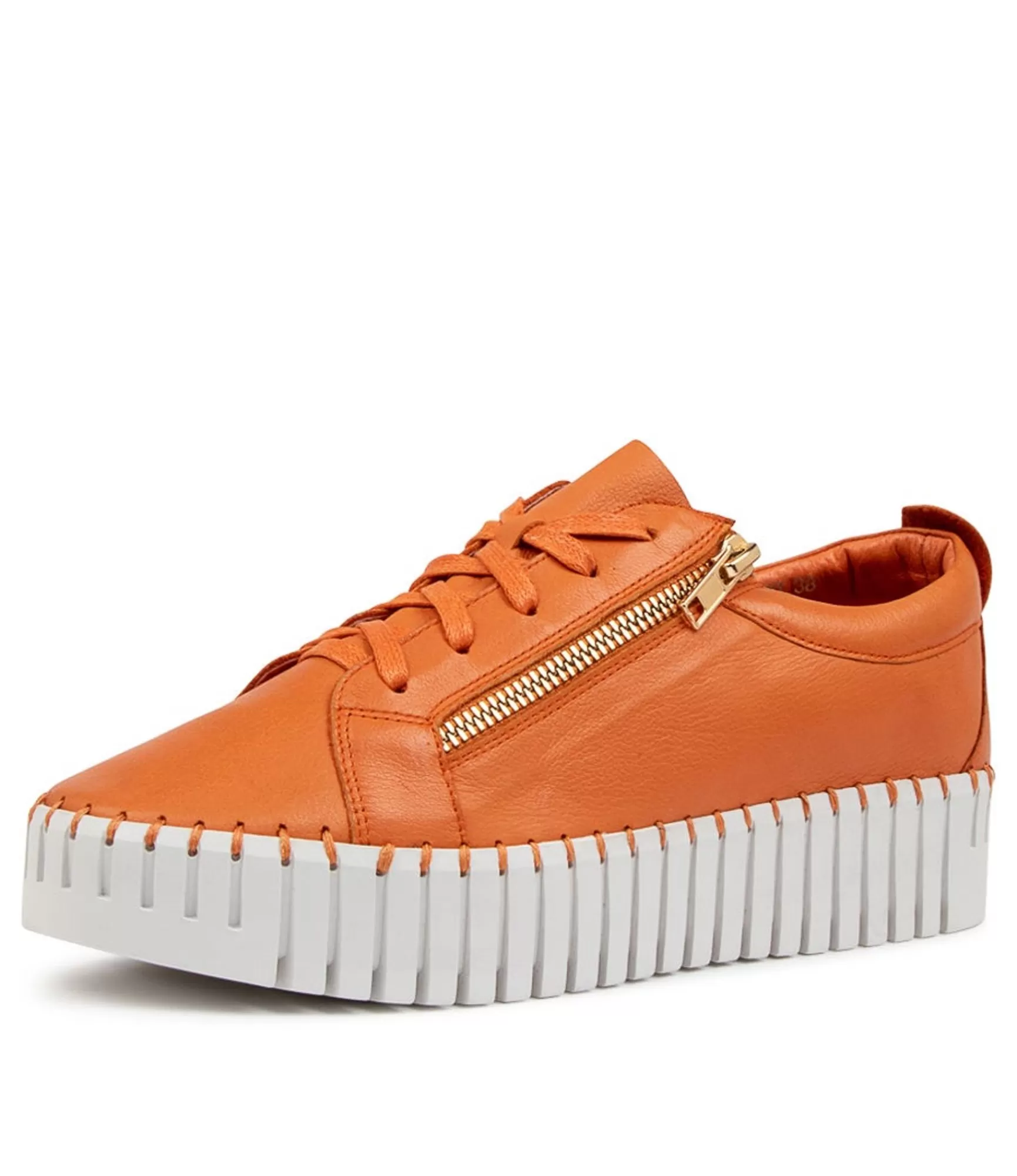 Clearance Midas Shoes Braelyn Orange Leather