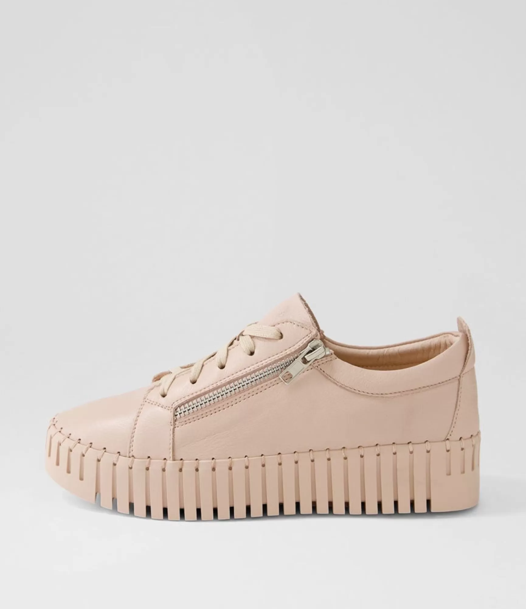 Online Midas Shoes Braelyn Rose Leather Sneakers