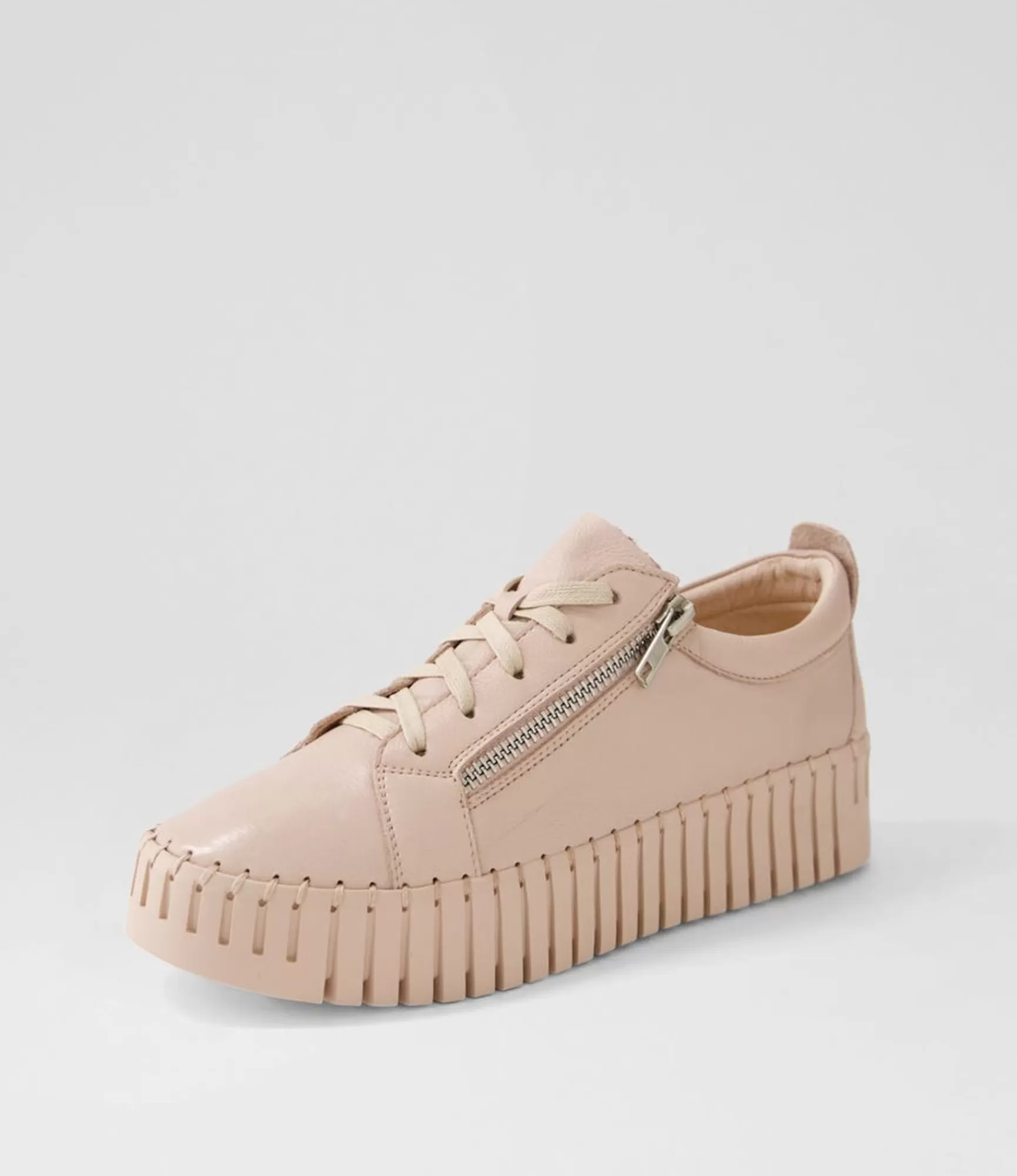 Online Midas Shoes Braelyn Rose Leather Sneakers