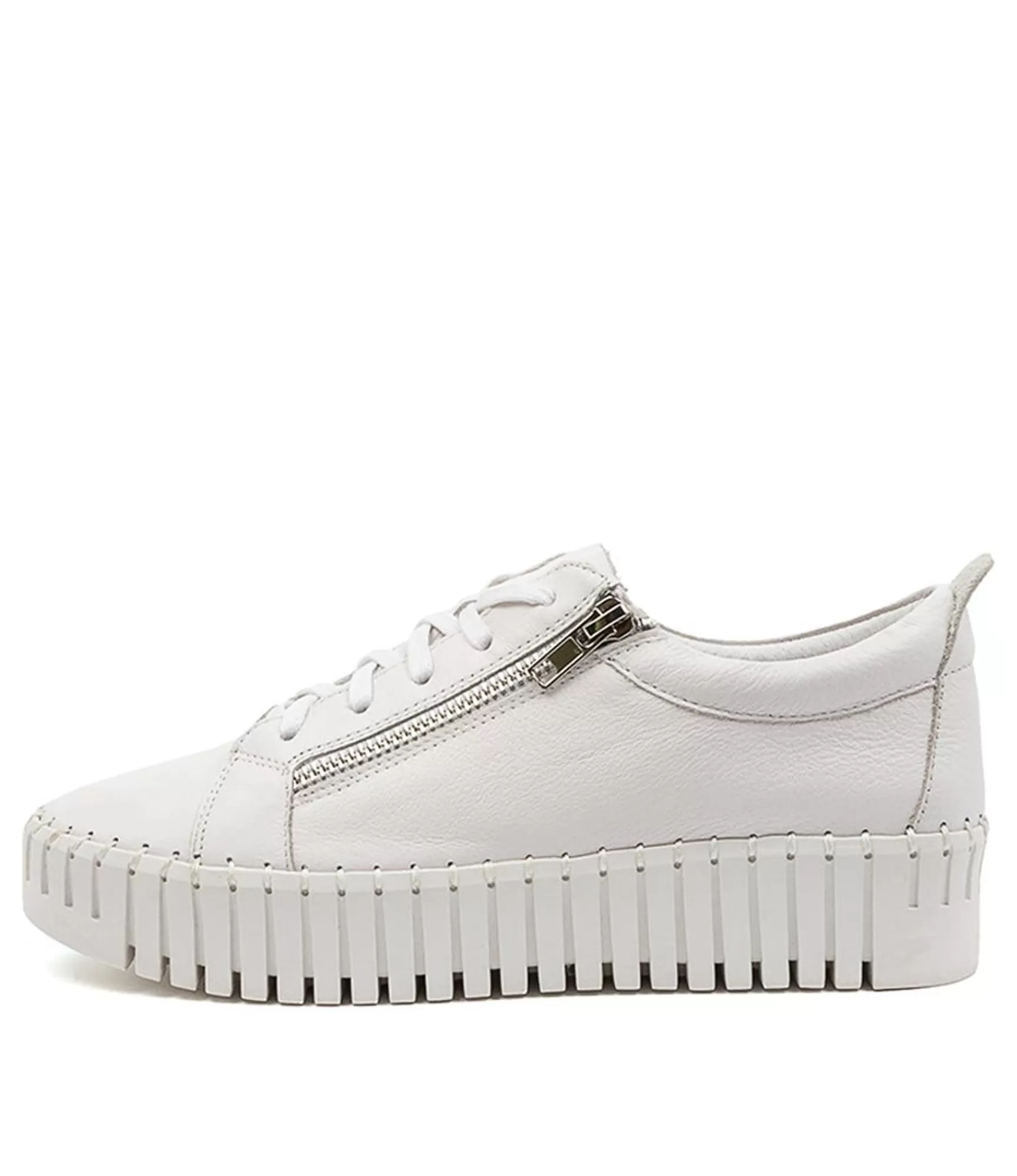 New Midas Shoes Braelyn White Leather