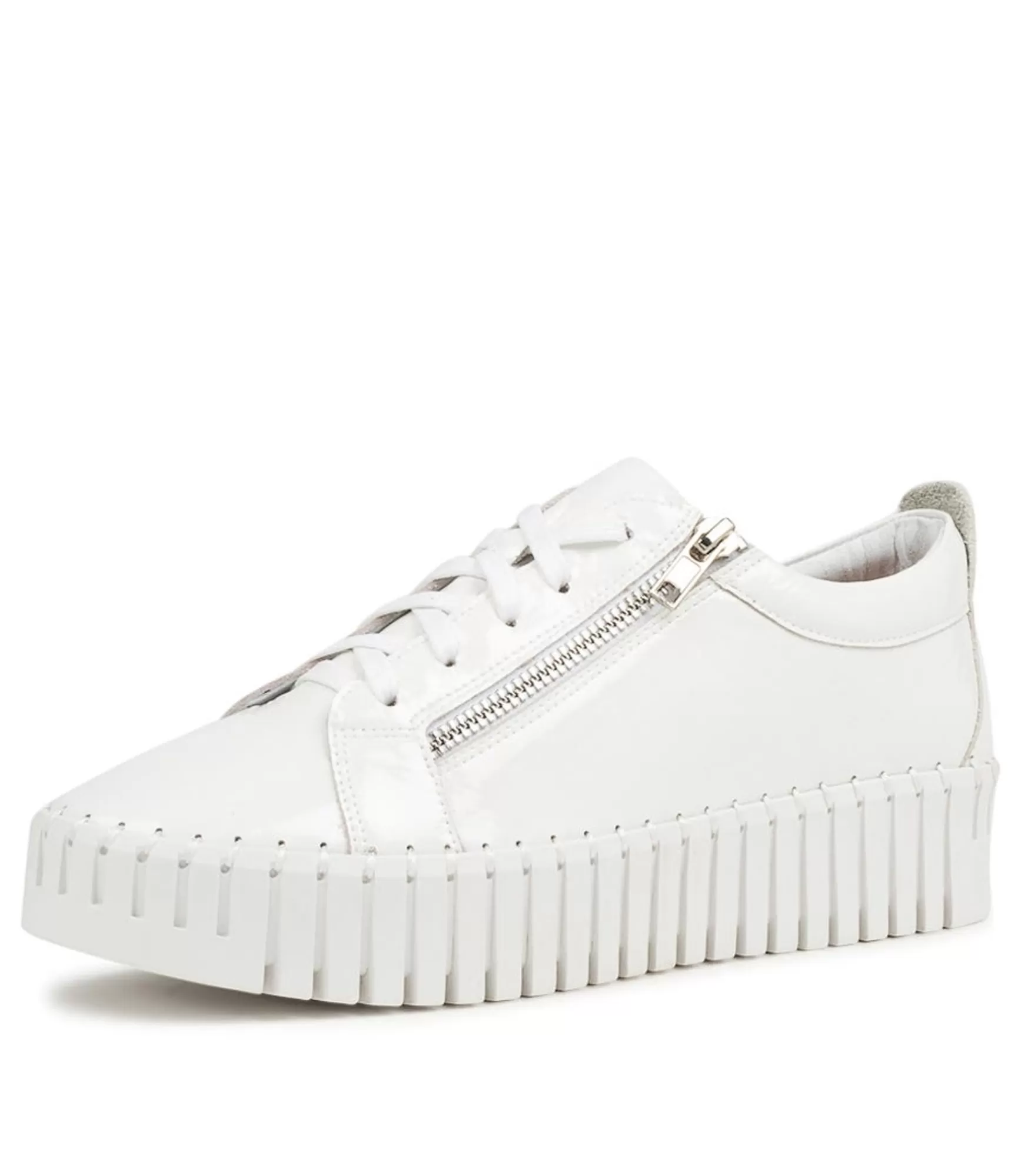 Outlet Midas Shoes Braelyn White Patent