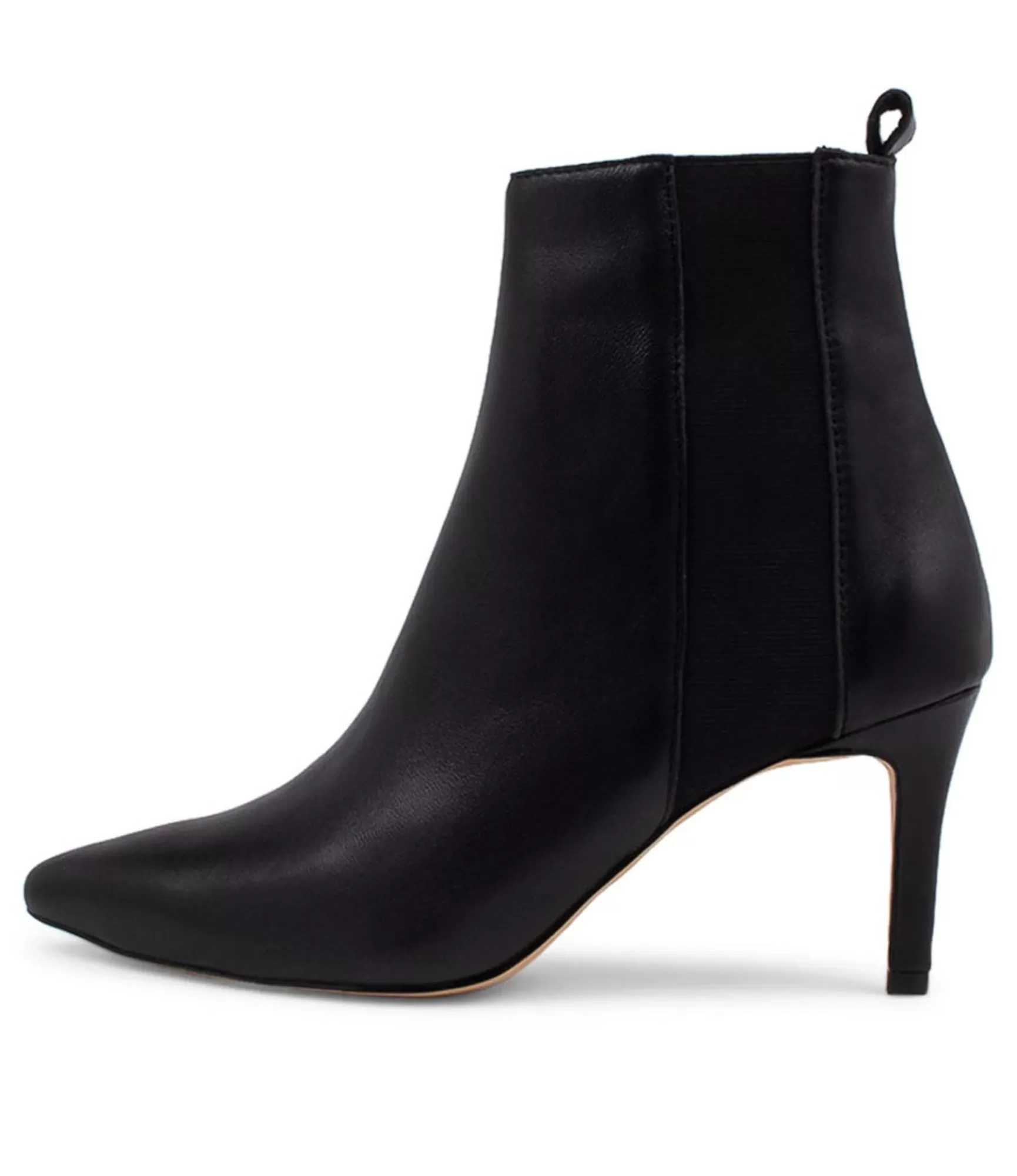 Sale Midas Shoes Briann Black Leather Ankle Boots