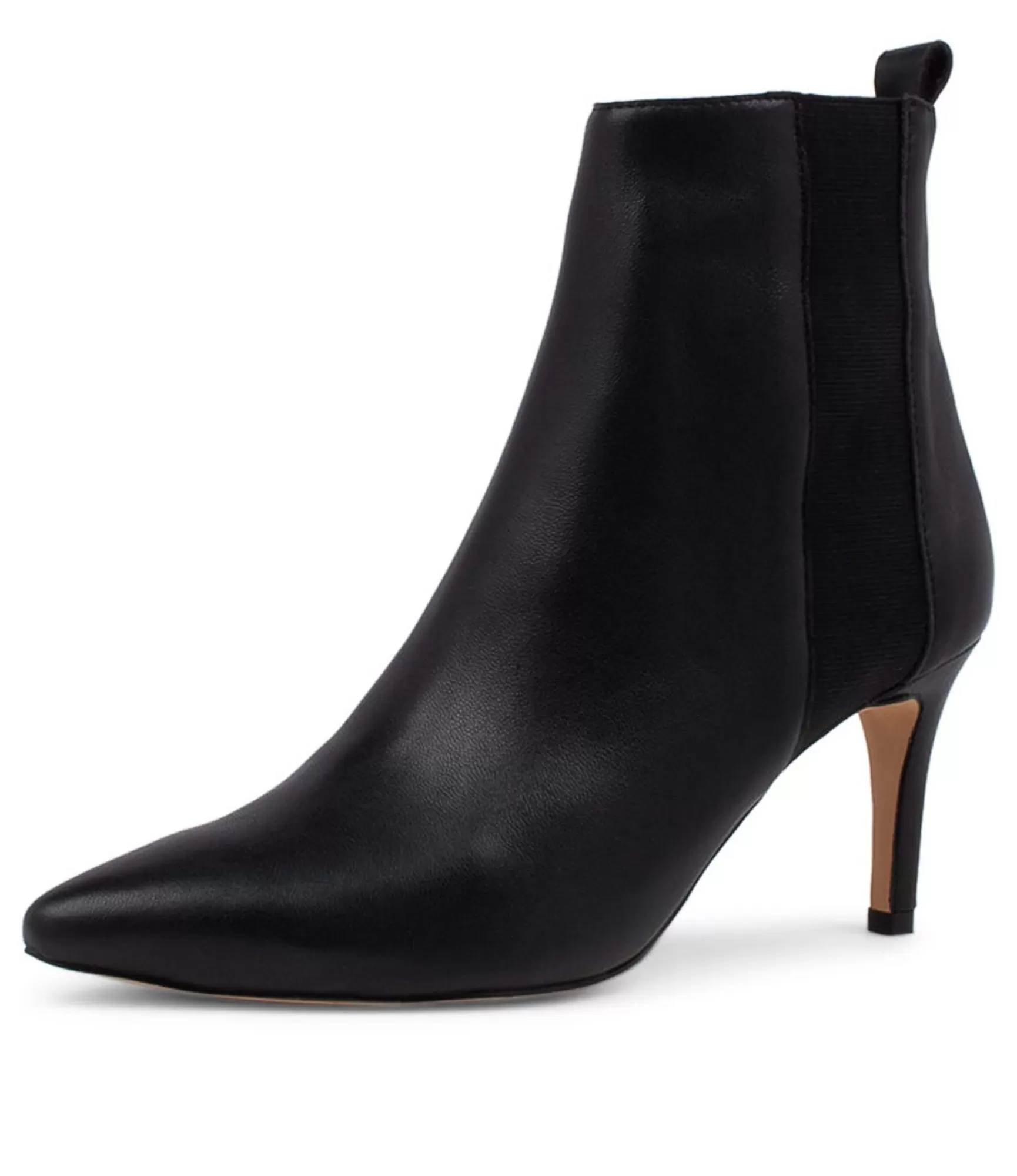 Sale Midas Shoes Briann Black Leather Ankle Boots