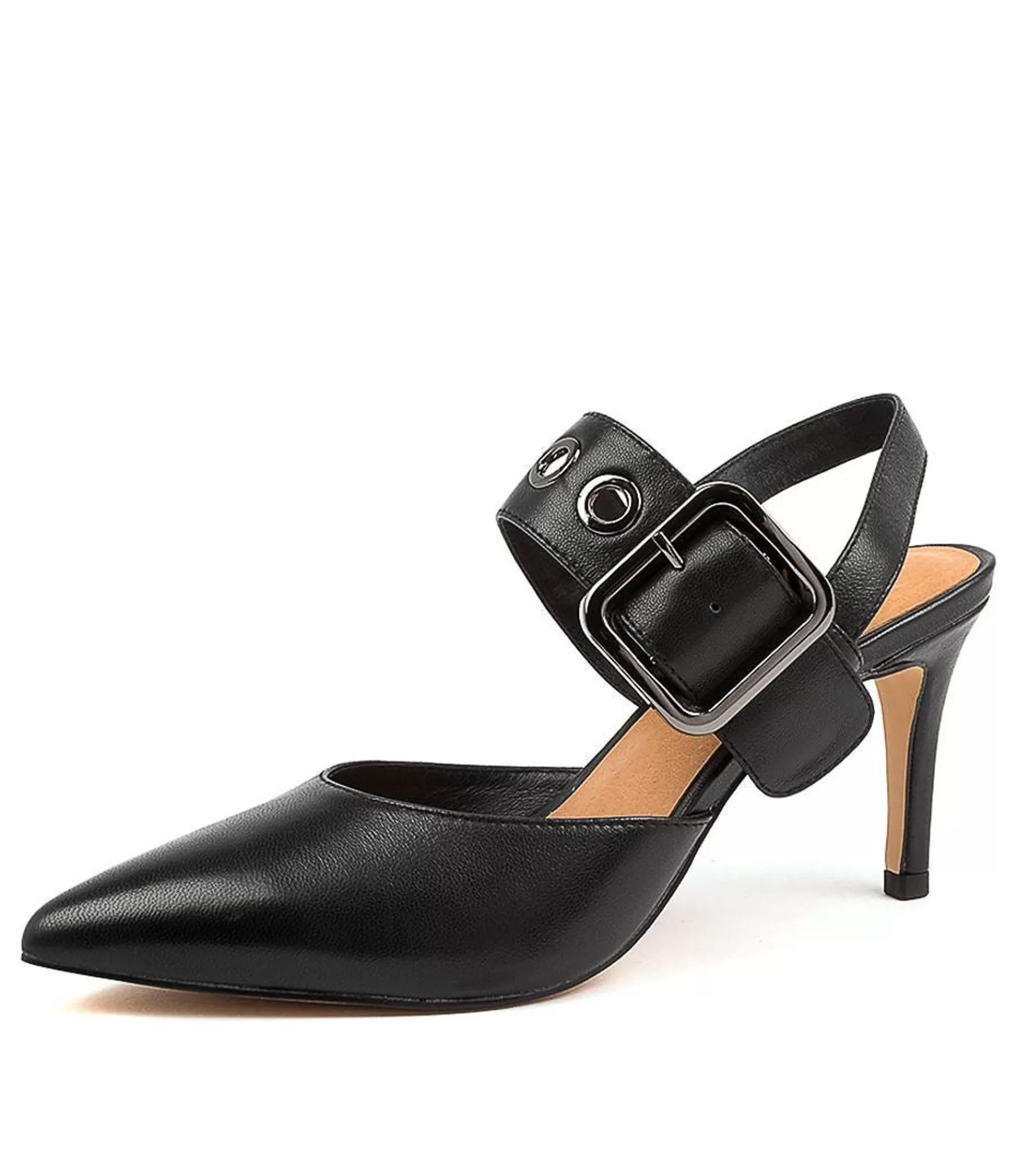 Hot Midas Shoes Brya Black Leather