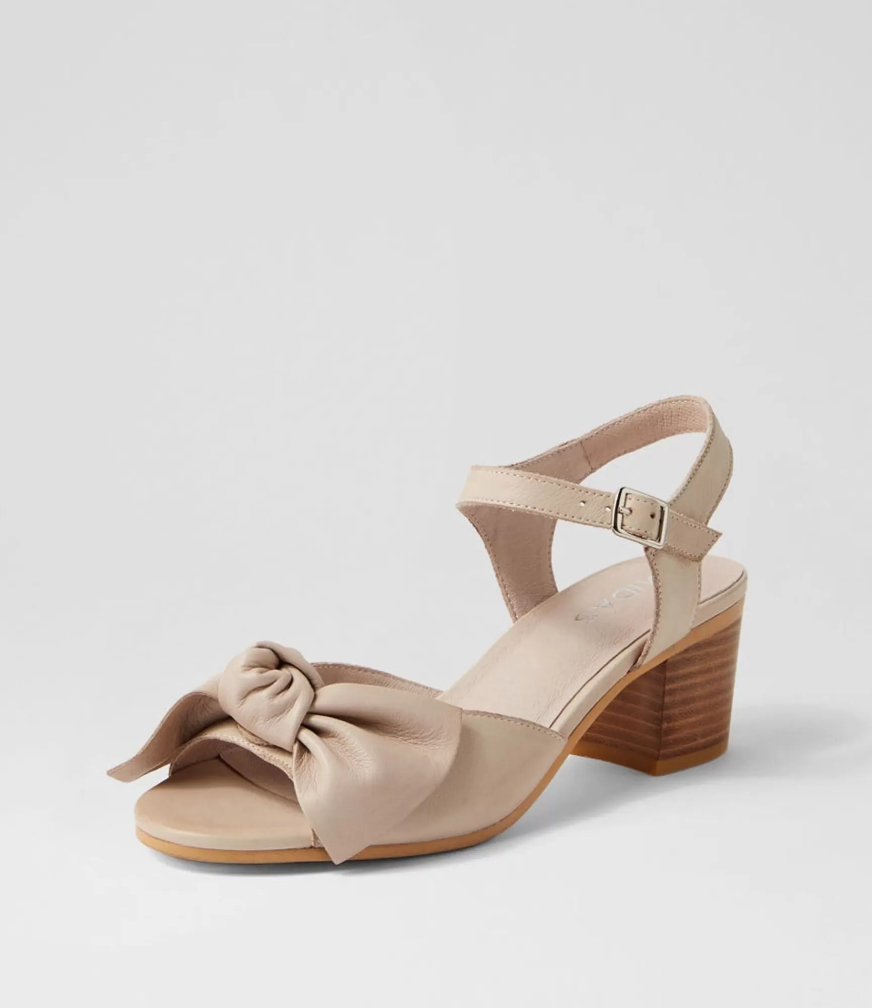 Fashion Midas Shoes Bubbs Cafe Leather Sandals
