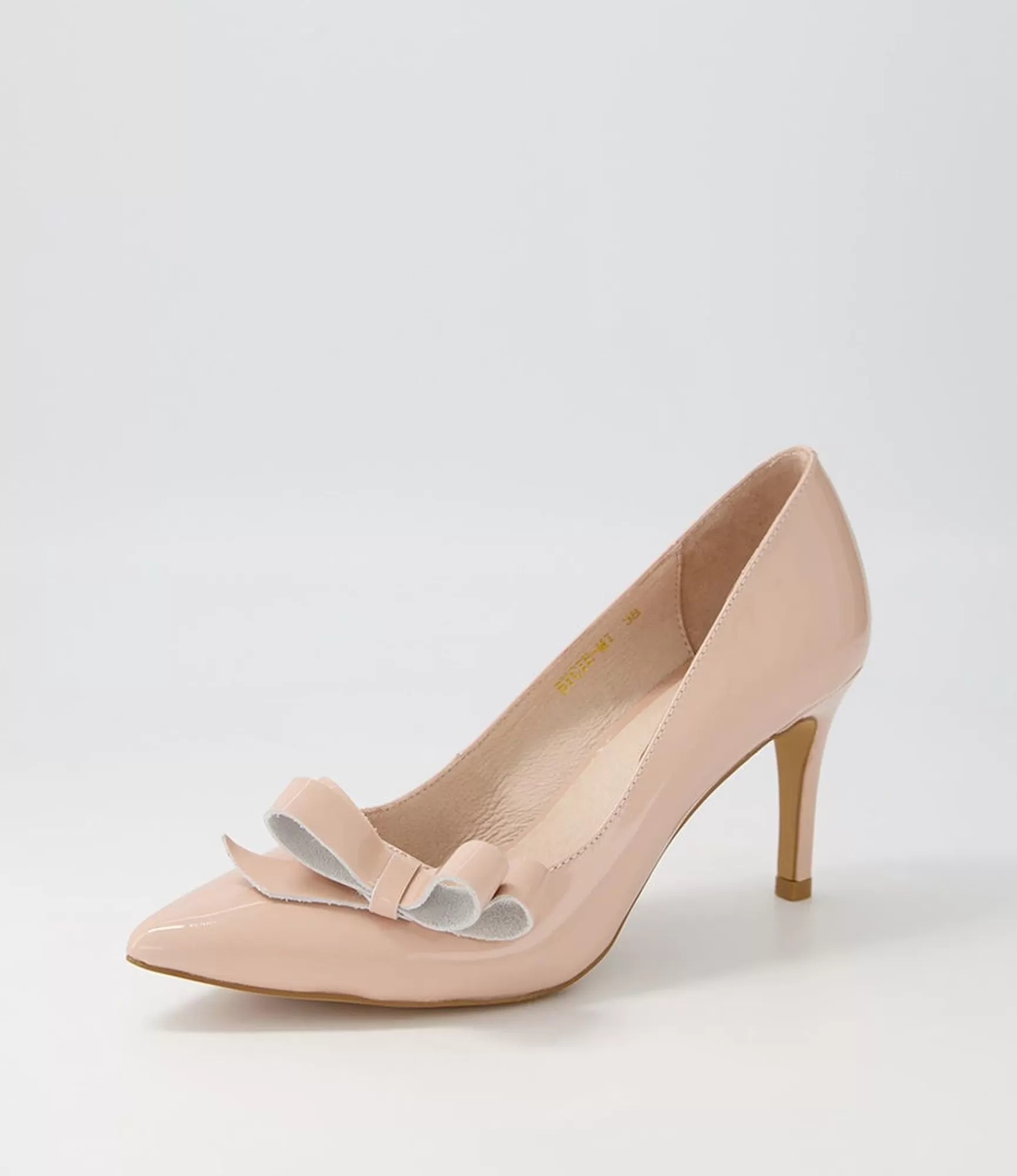 Cheap Midas Shoes Bycie Nude Patent Leather Pump Heels