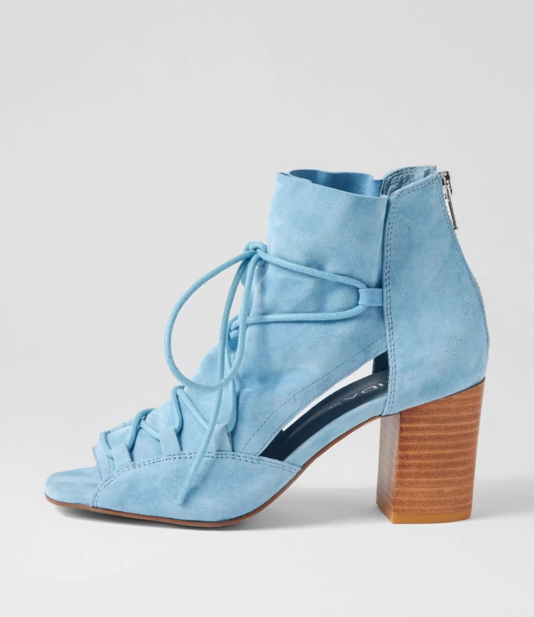 Outlet Midas Shoes Capell Denim Suede Sandals
