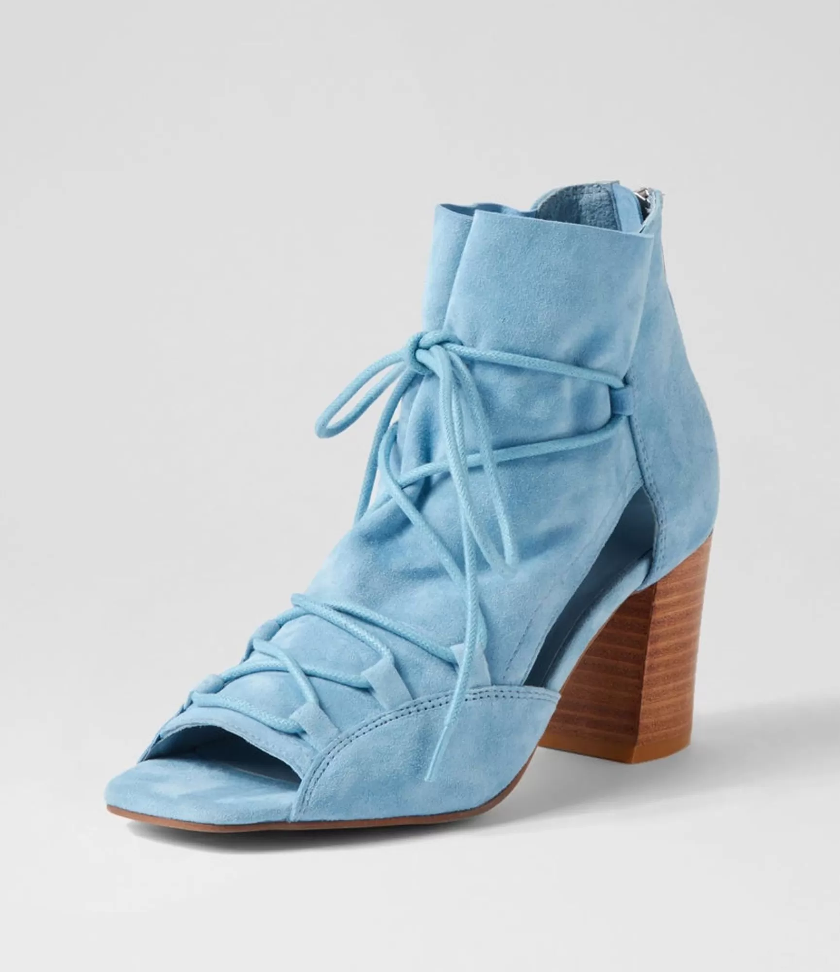 Outlet Midas Shoes Capell Denim Suede Sandals