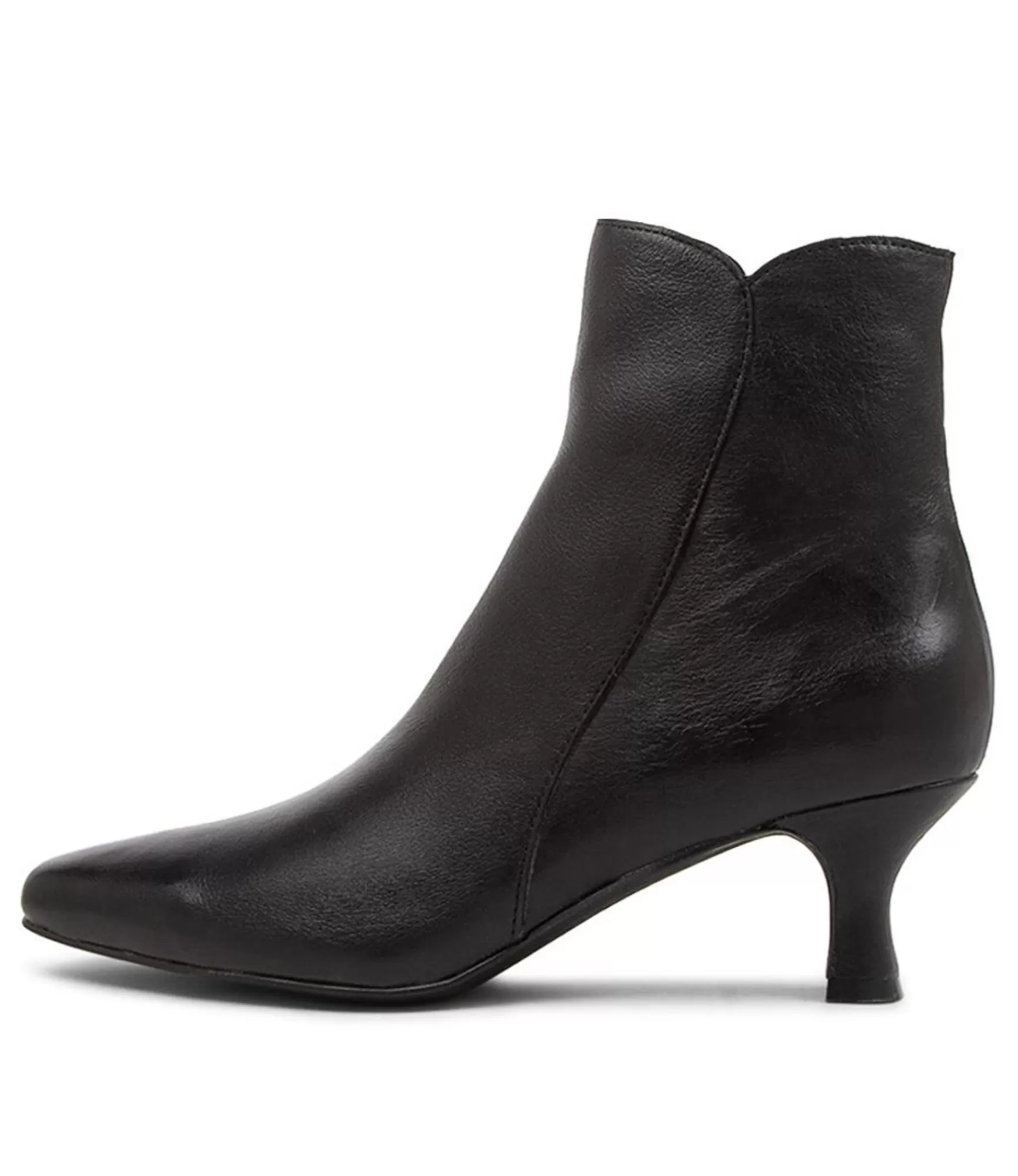 Cheap Midas Shoes Chaz Black Leather Ankle Boots