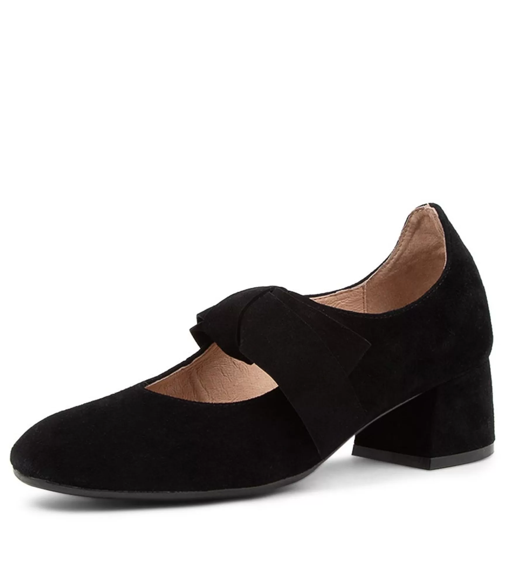 Flash Sale Midas Shoes Churro Black Suede Heels