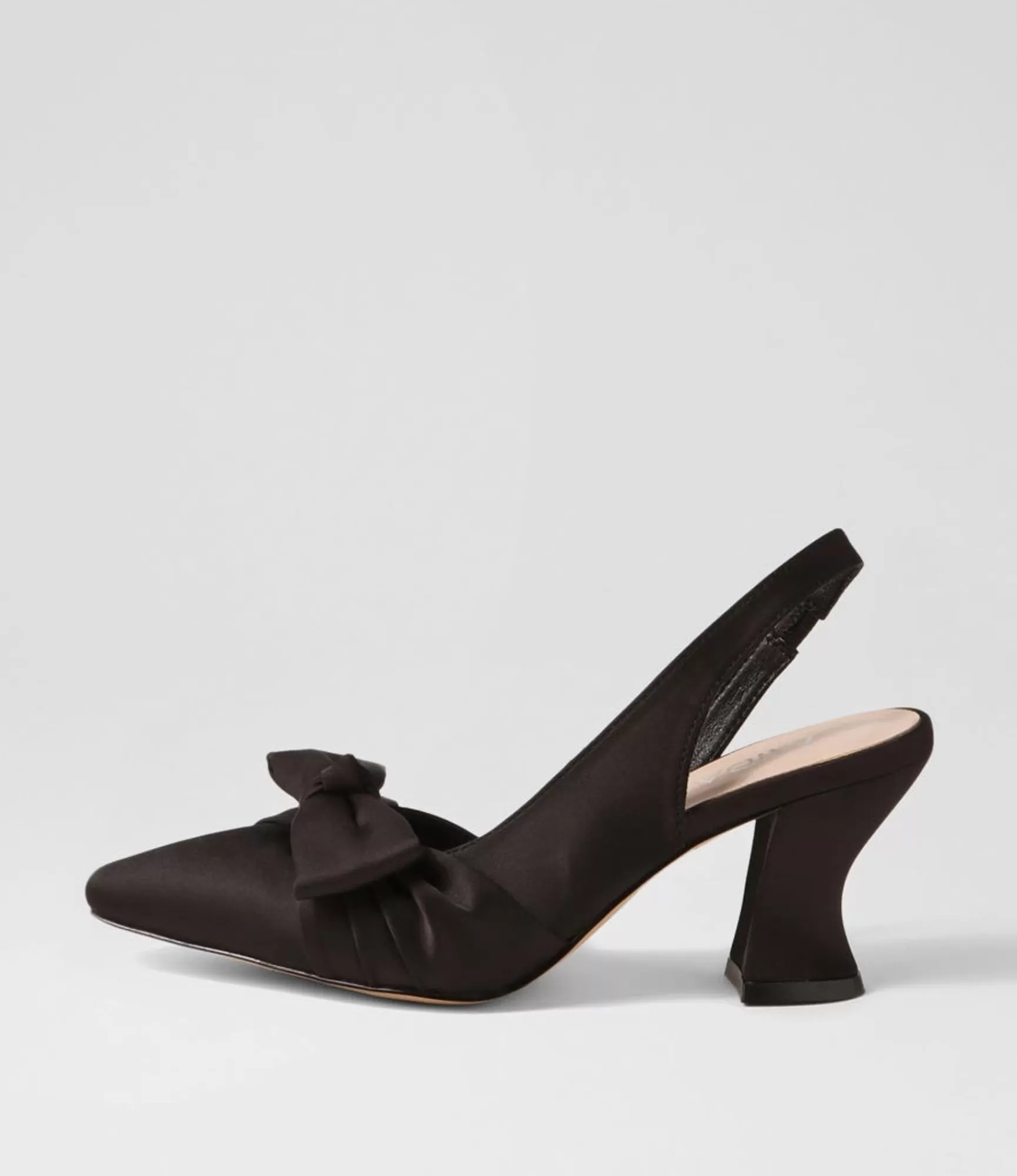 Flash Sale Midas Shoes Ciello Black Satin Heels