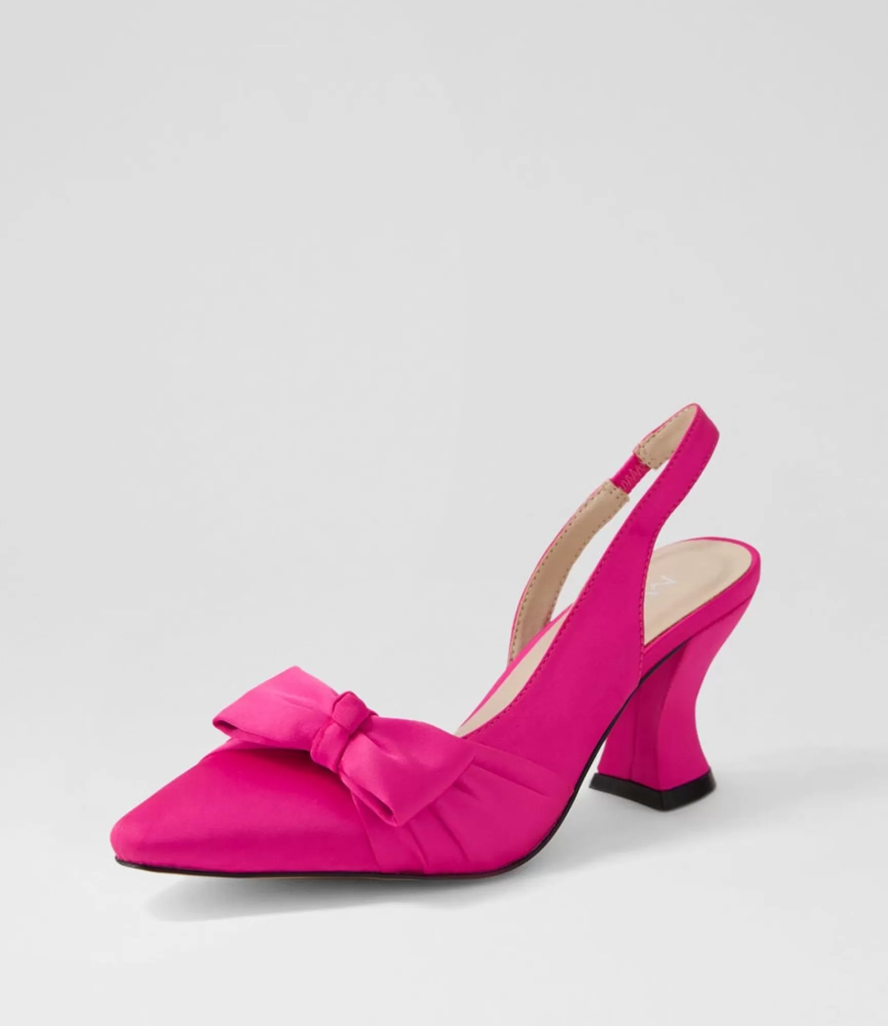 Cheap Midas Shoes Ciello Fuchsia Satin Pump Heels