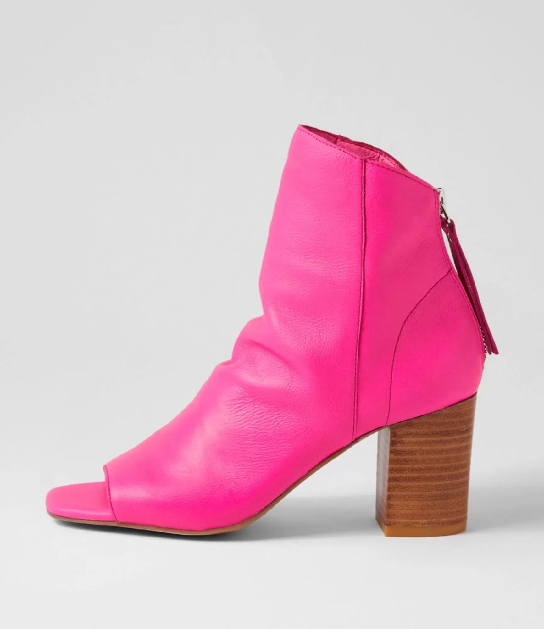 Outlet Midas Shoes Cilyin Bright Pink Leather Sandals
