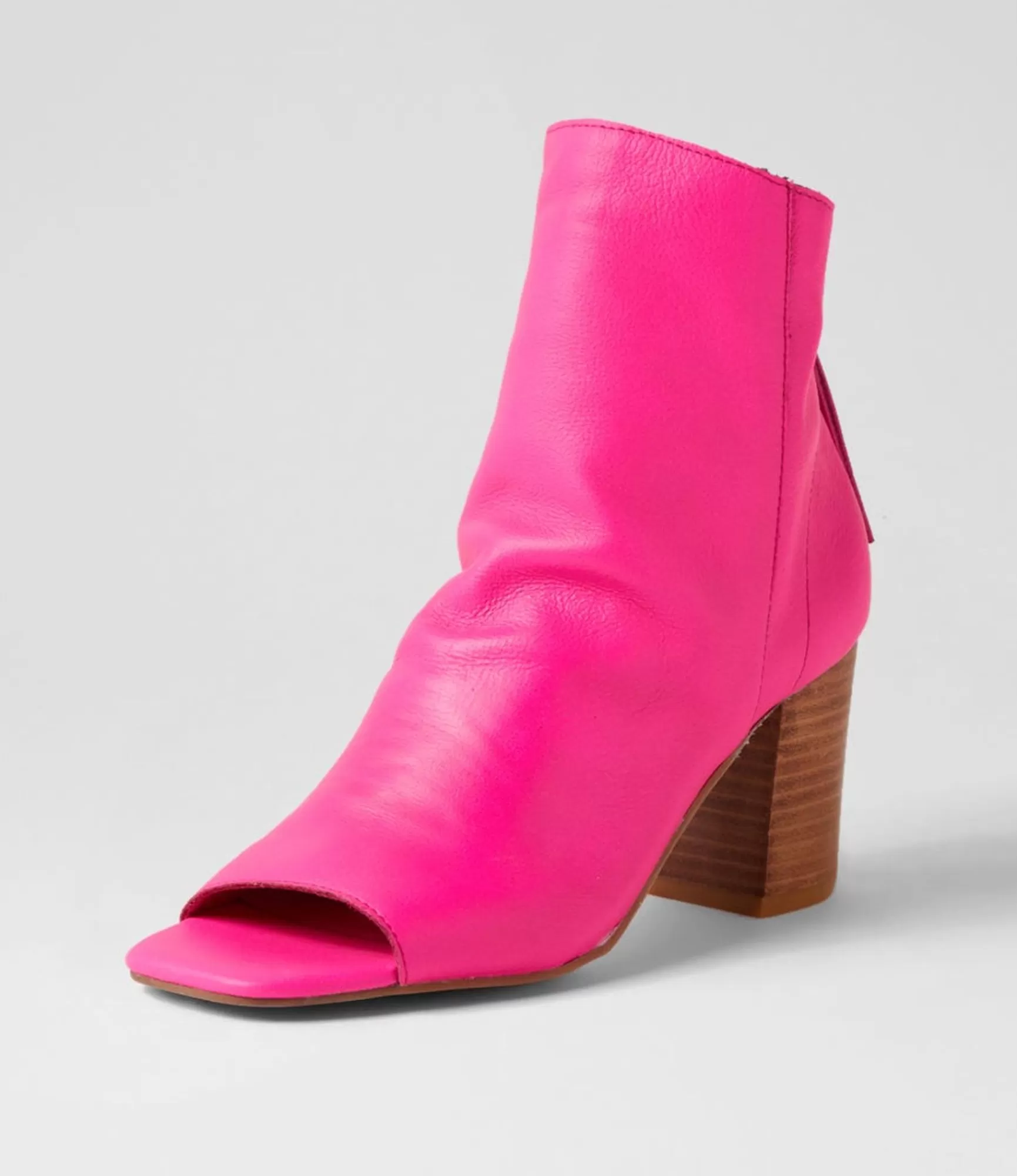 Outlet Midas Shoes Cilyin Bright Pink Leather Sandals