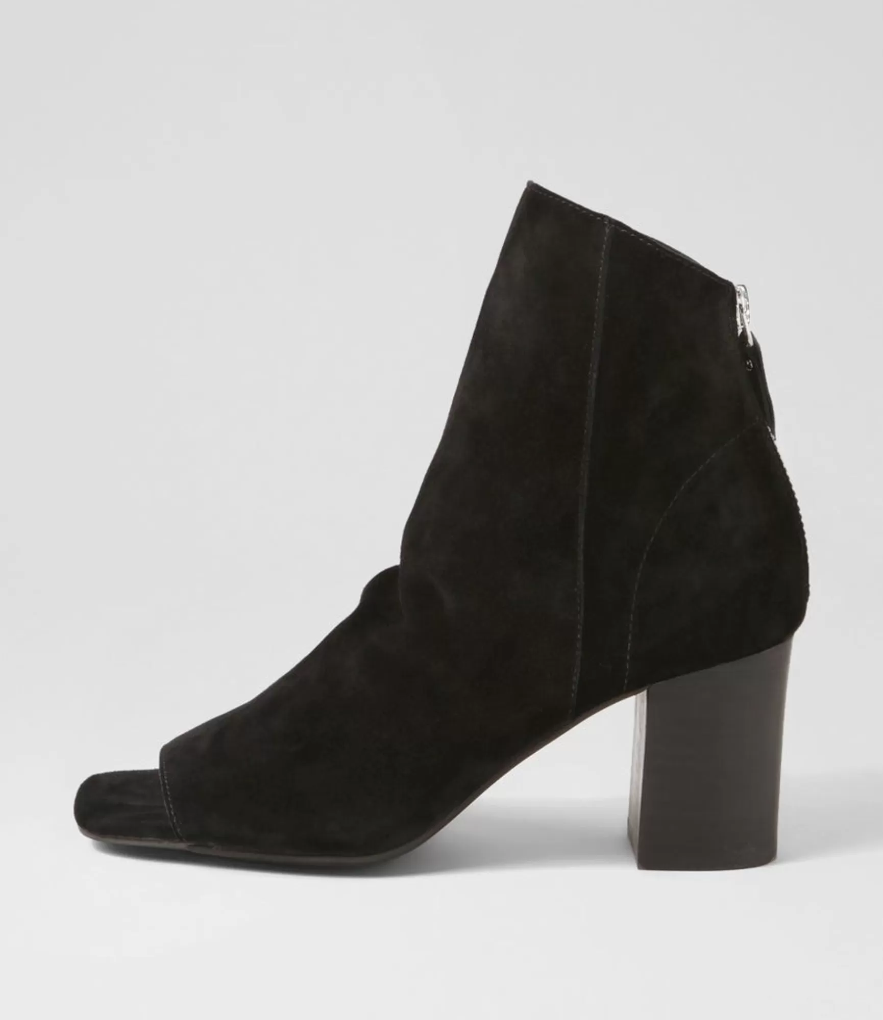 Store Midas Shoes Clint Black Suede Sandals