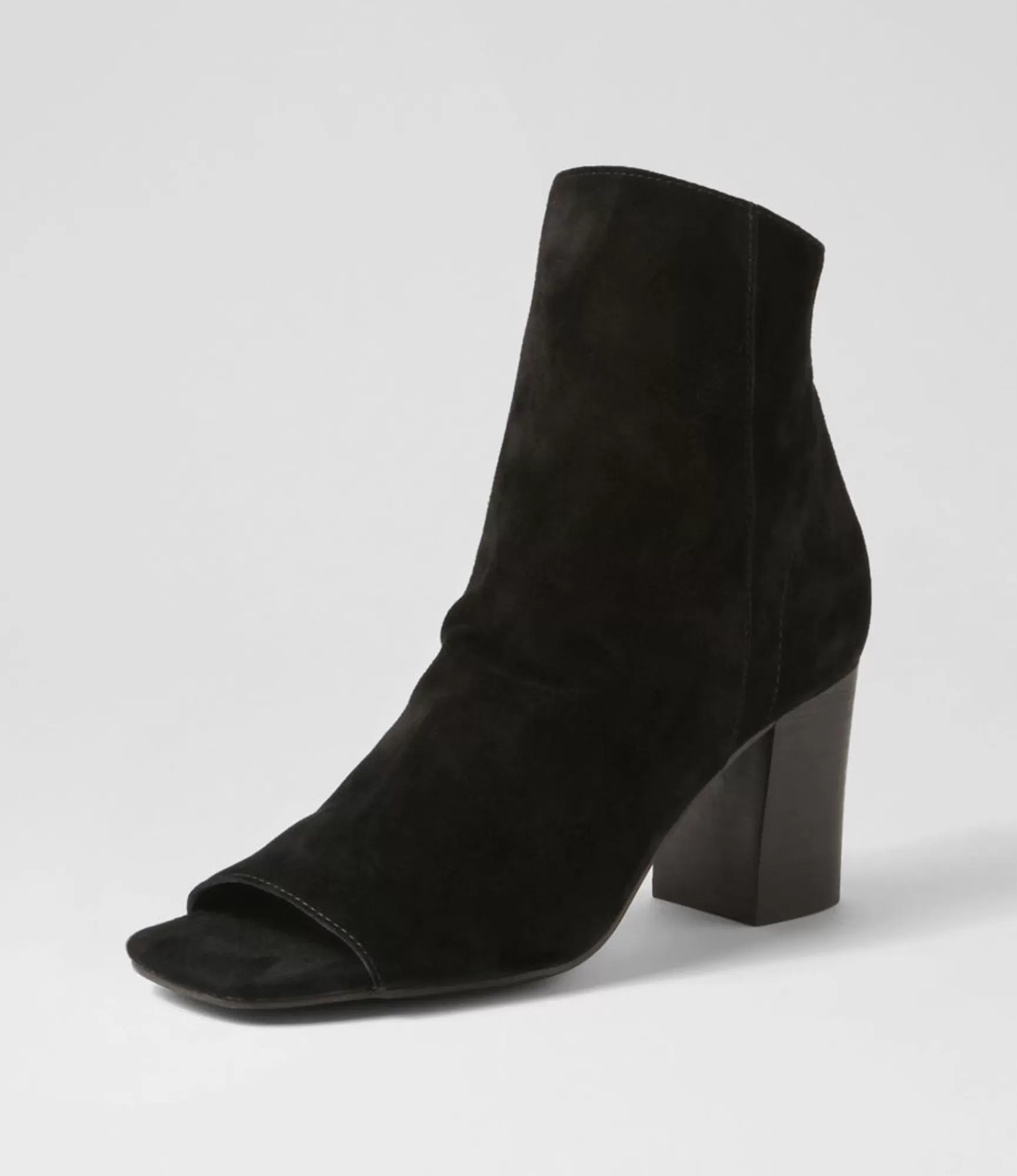 Store Midas Shoes Clint Black Suede Sandals