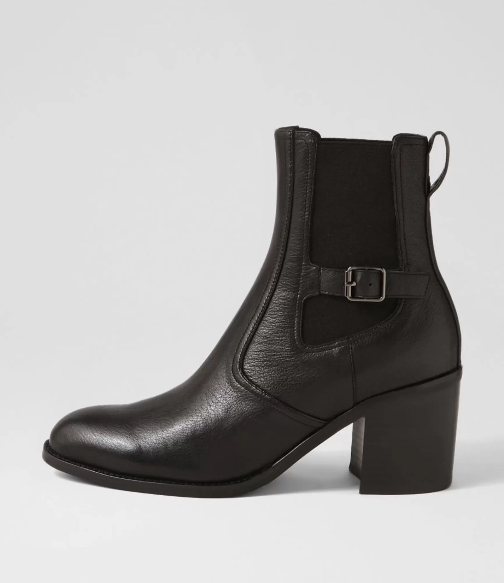 Cheap Midas Shoes Cloi Black Leather Chelsea Boots