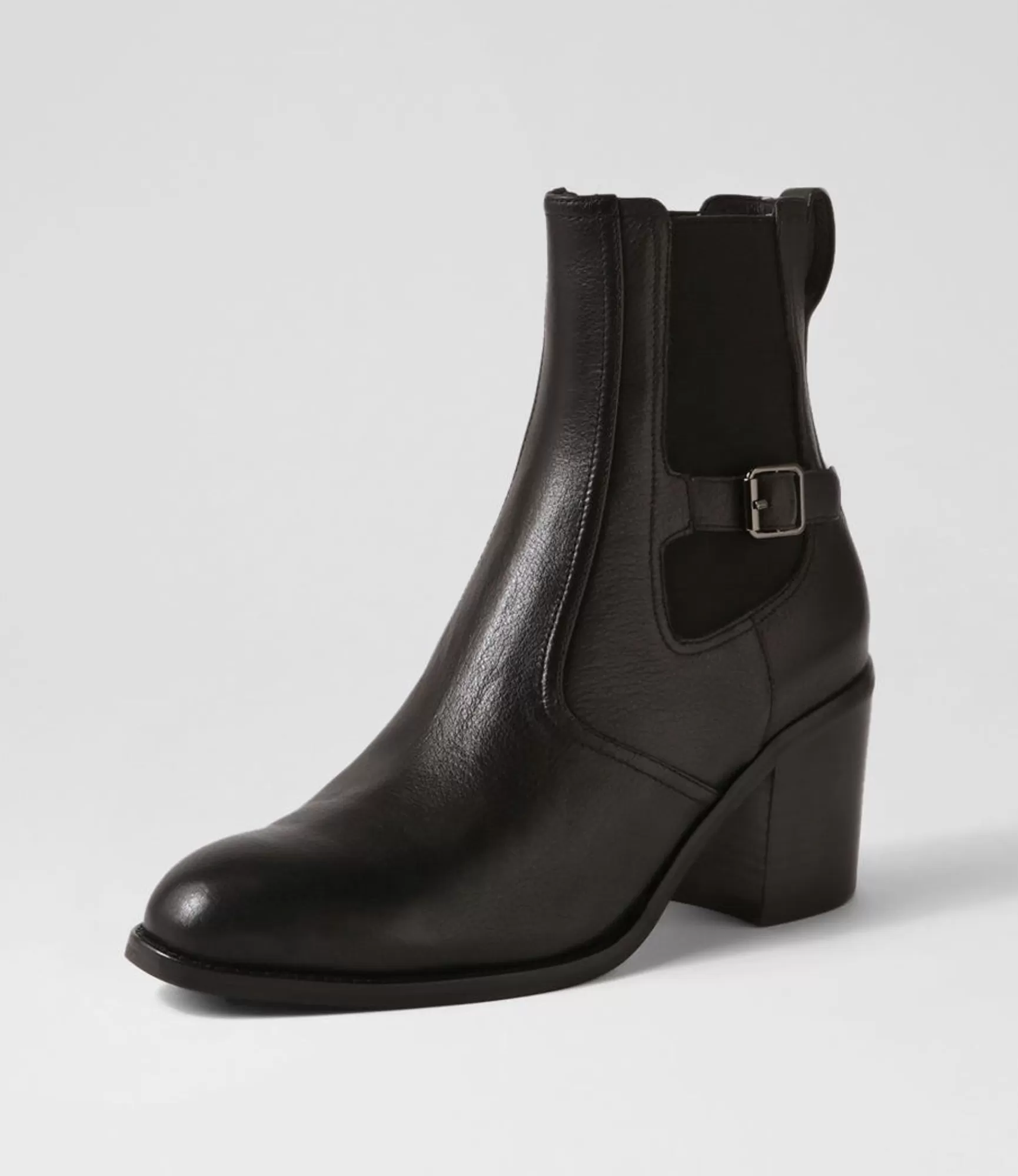 Cheap Midas Shoes Cloi Black Leather Chelsea Boots