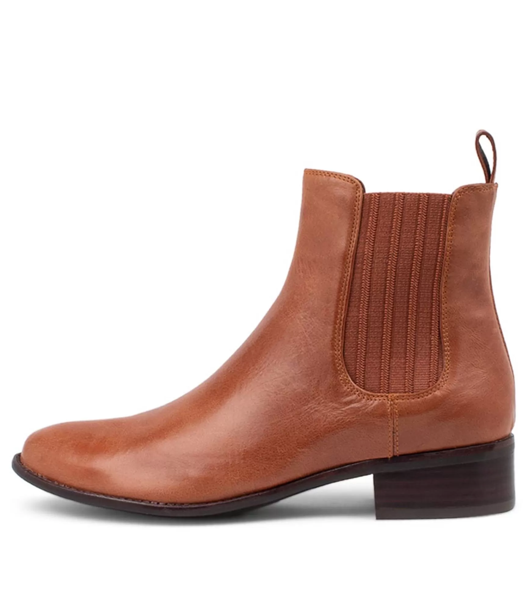 Best Sale Midas Shoes Cohan Cognac Leather Chelsea Boots