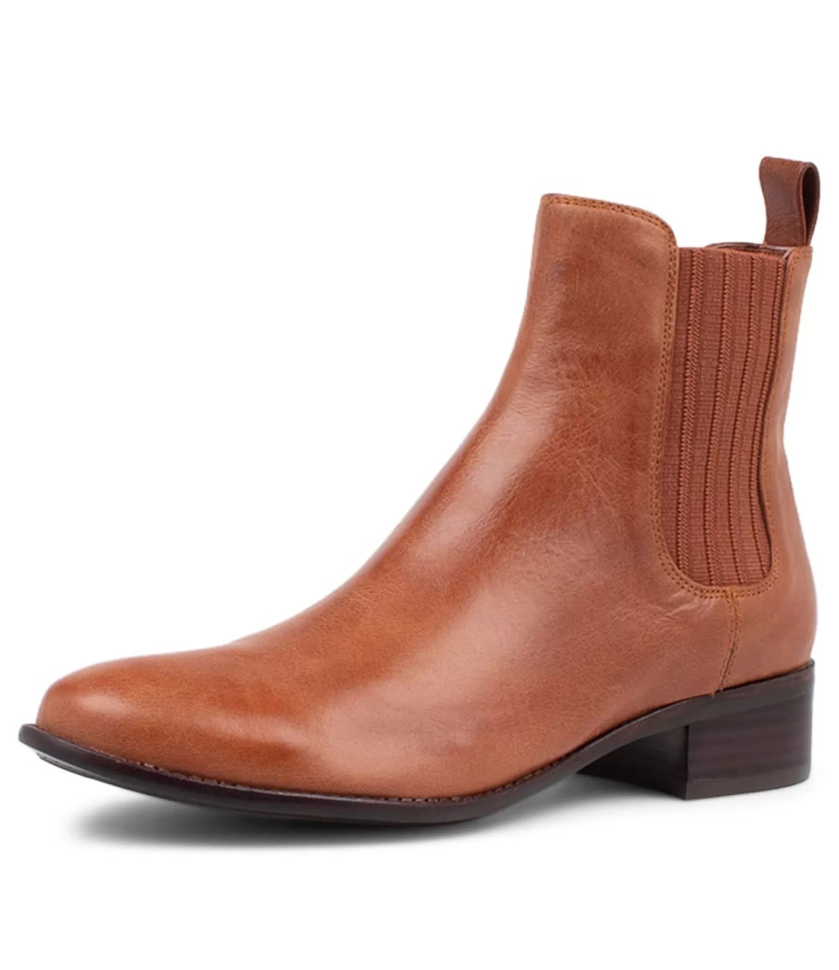 Best Sale Midas Shoes Cohan Cognac Leather Chelsea Boots