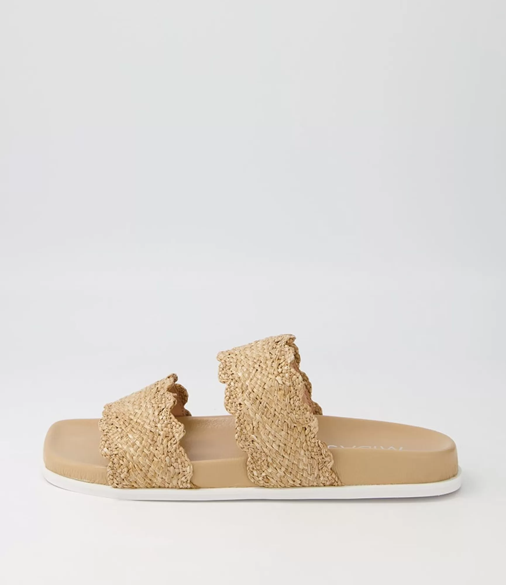 Hot Midas Shoes Daintee Natural Fabric Slides