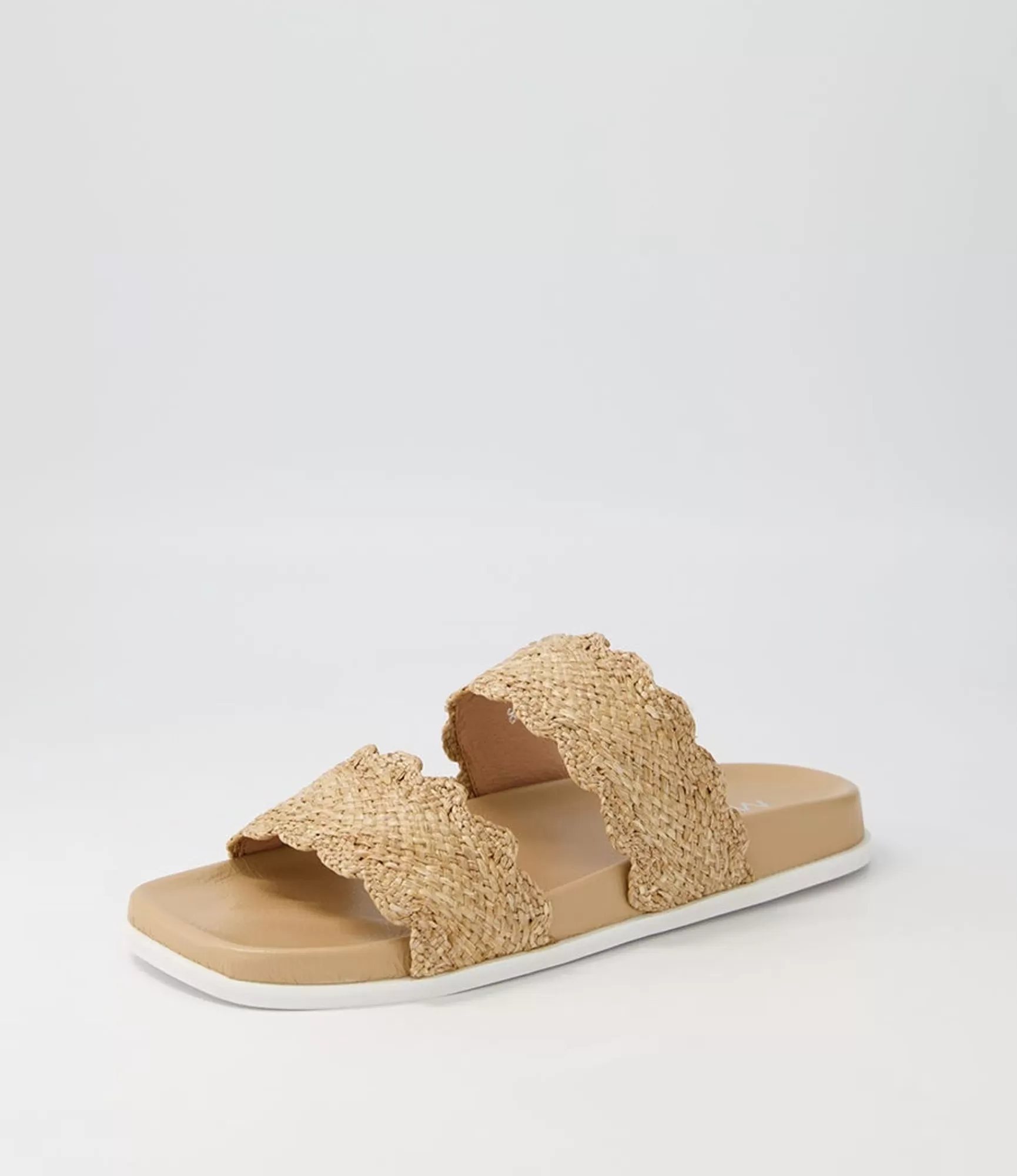 Hot Midas Shoes Daintee Natural Fabric Slides