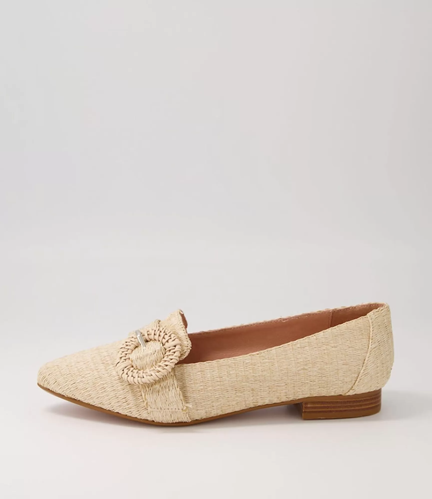 Best Sale Midas Shoes Demira Cream Woven Flat Shoes